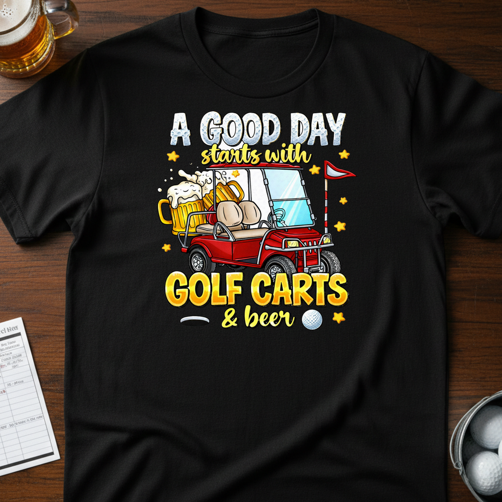 Golf Carts and Beer T-shirt