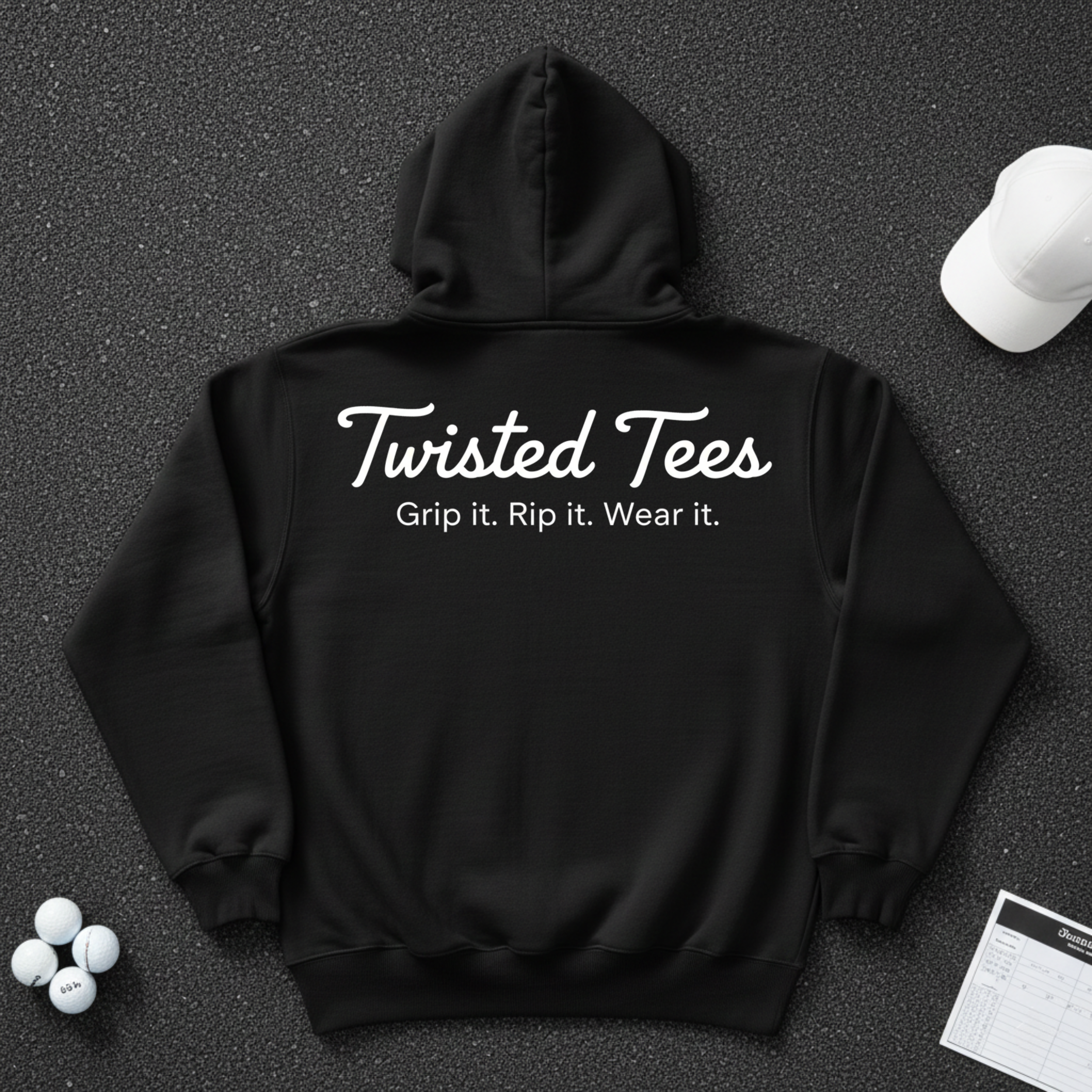 Twisted Tees Country Club Logo Hoodie