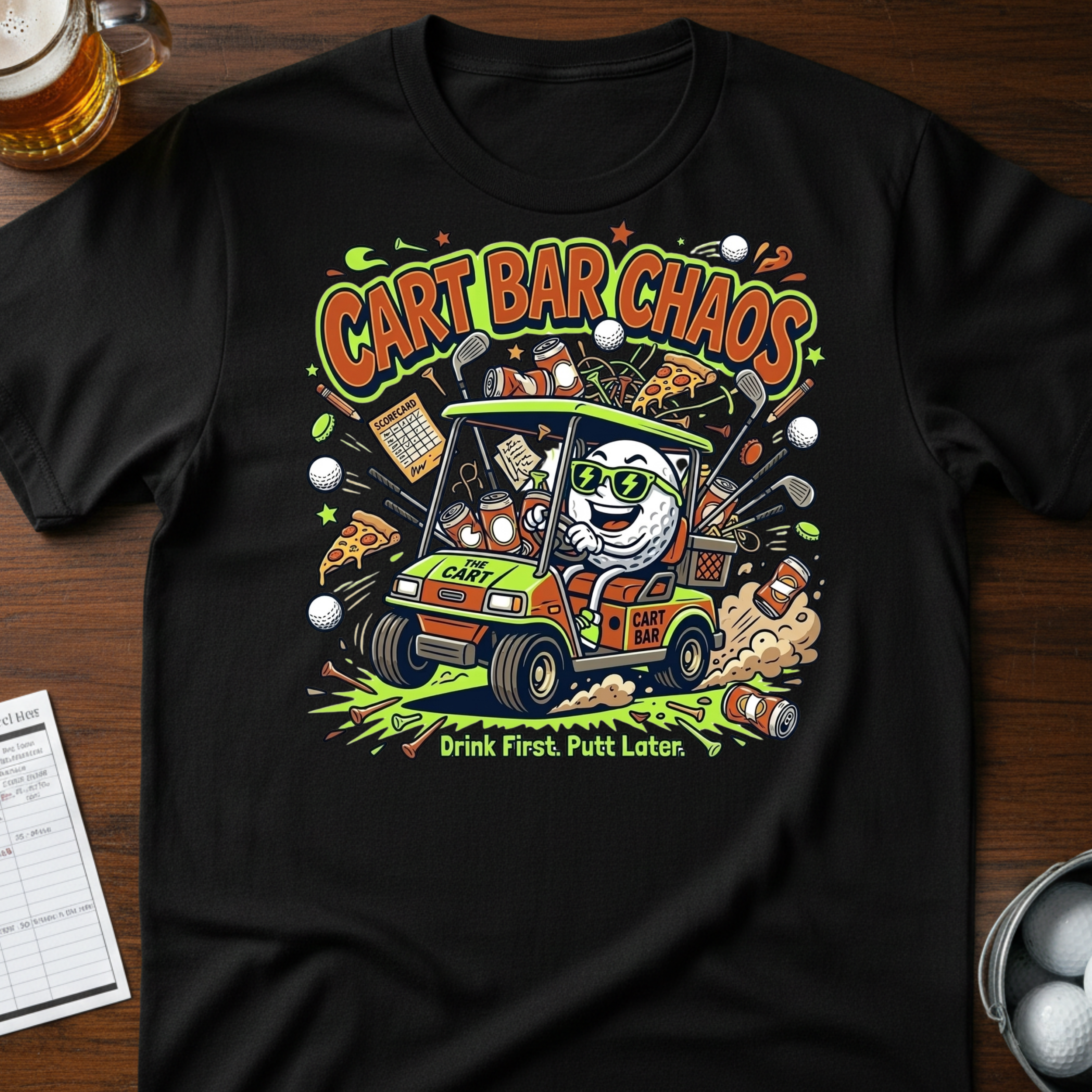 Car Bar Chaos T-Shirt