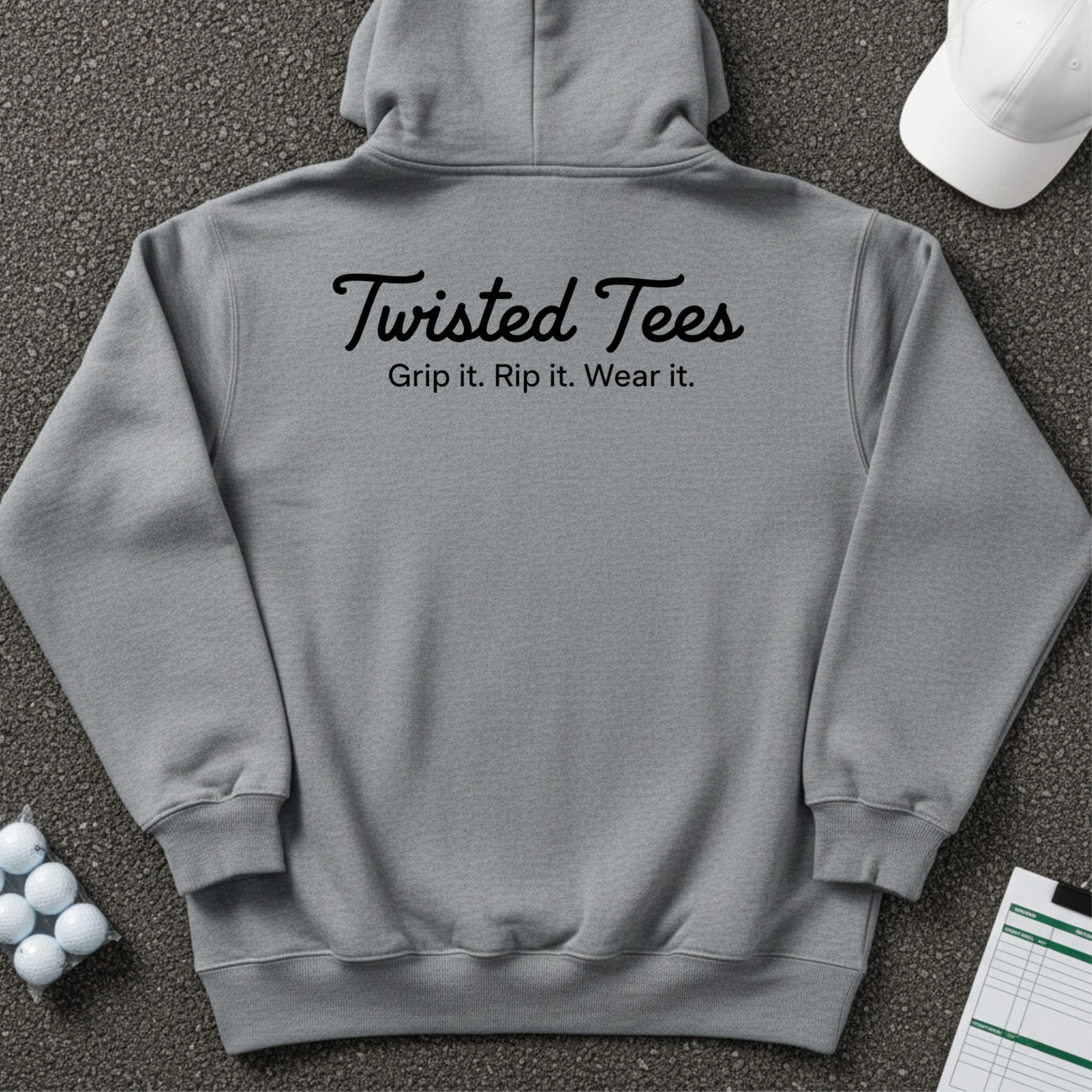 Twisted Tees Country Club Logo Hoodie