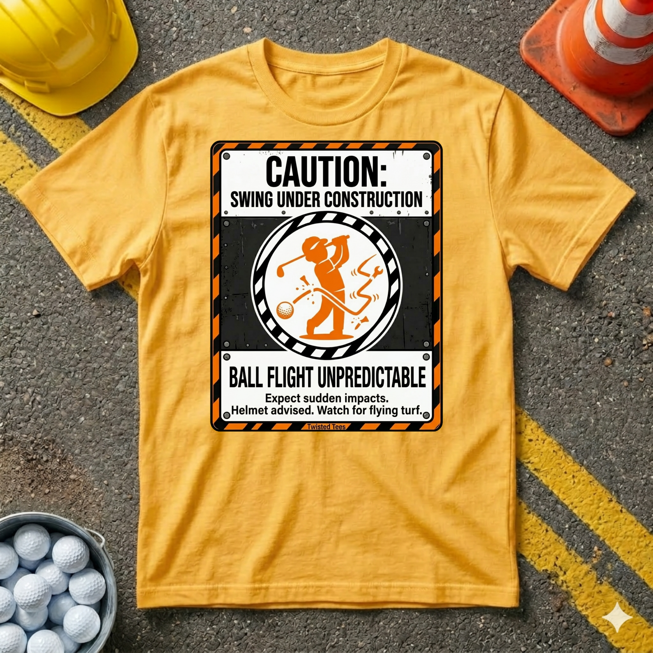 Caution Swing Under Construction T-Shirt