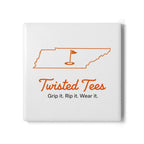 Tennessee Silhouette Ceramic Coaster