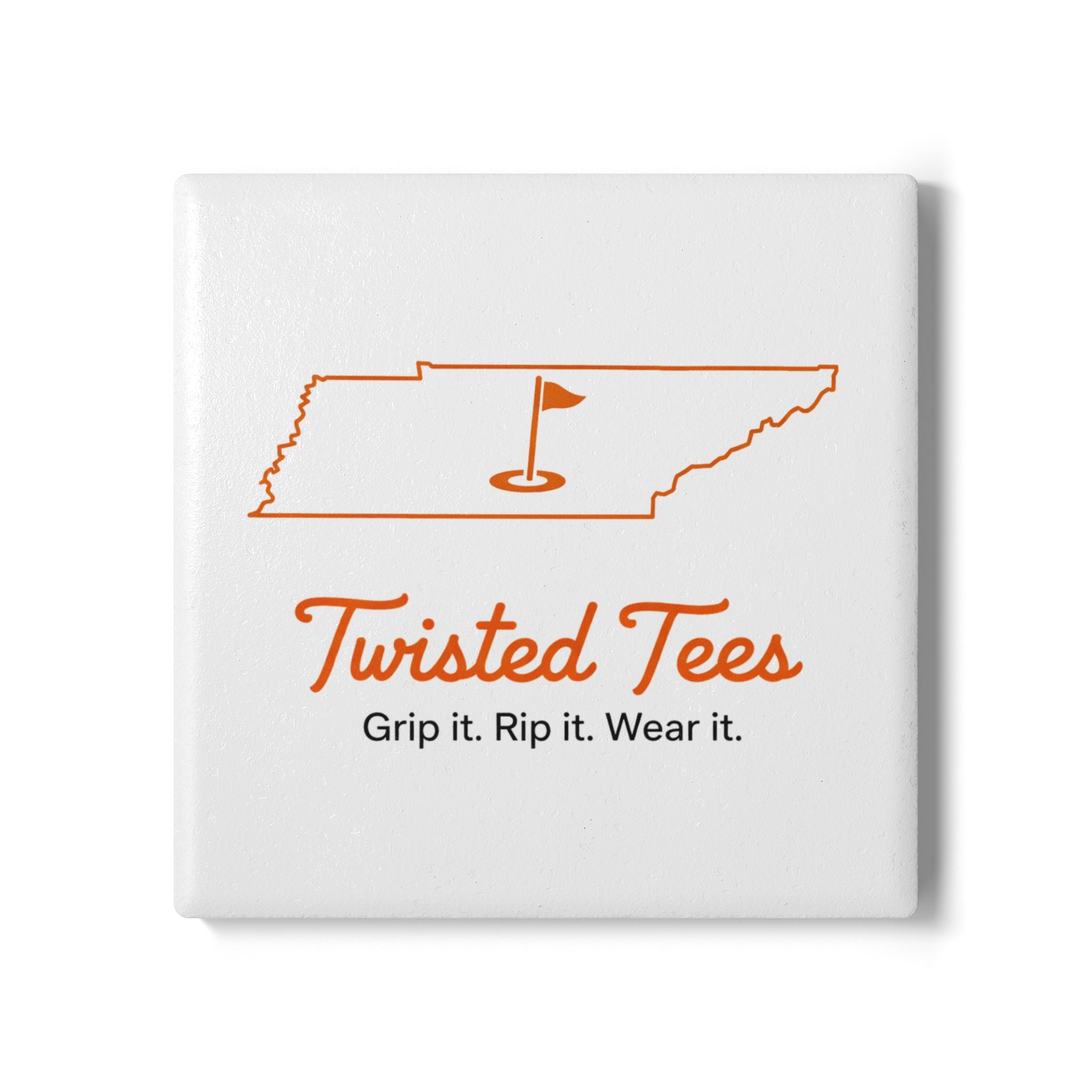 Tennessee Silhouette Ceramic Coaster