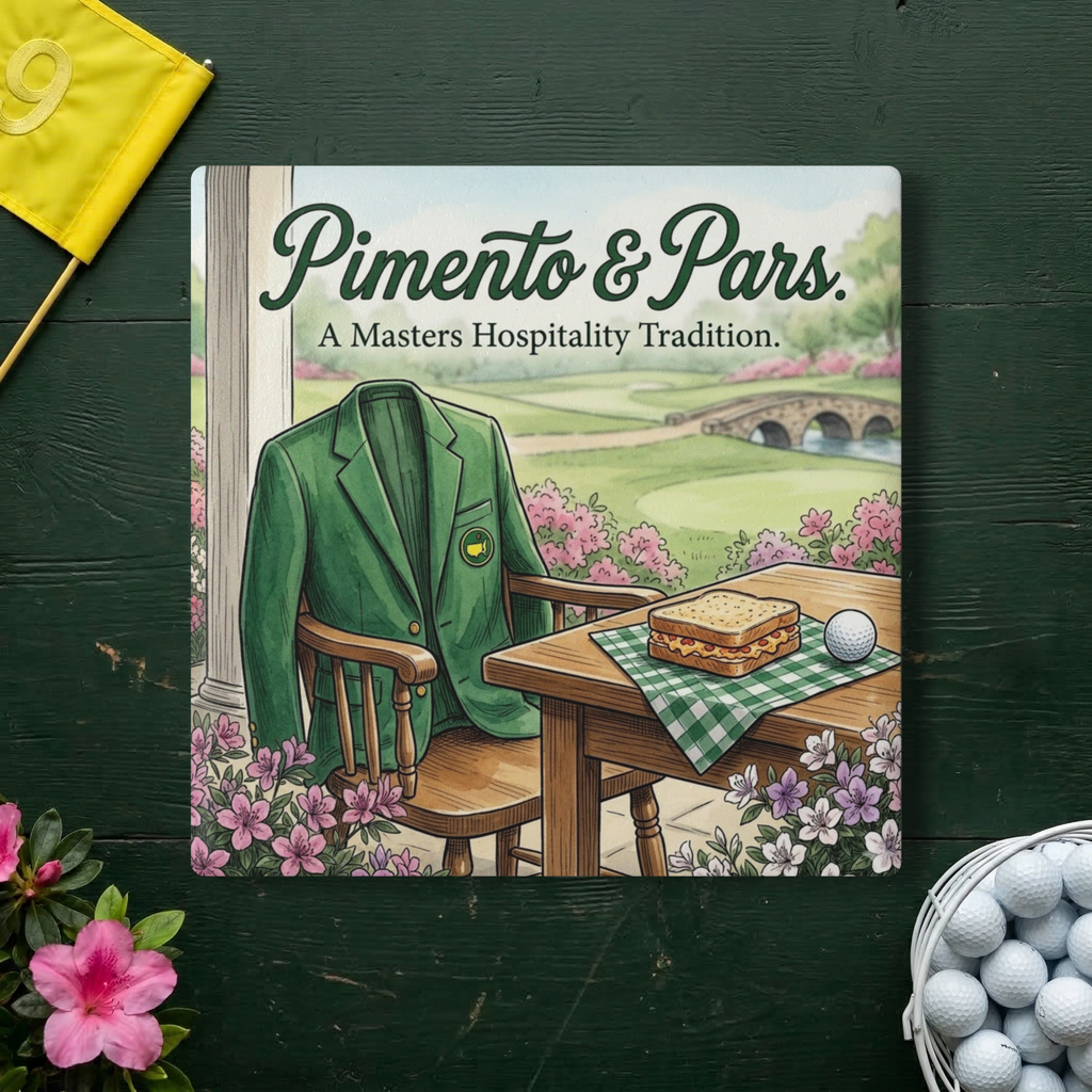 Pimento and Pars Ceramic Coaster