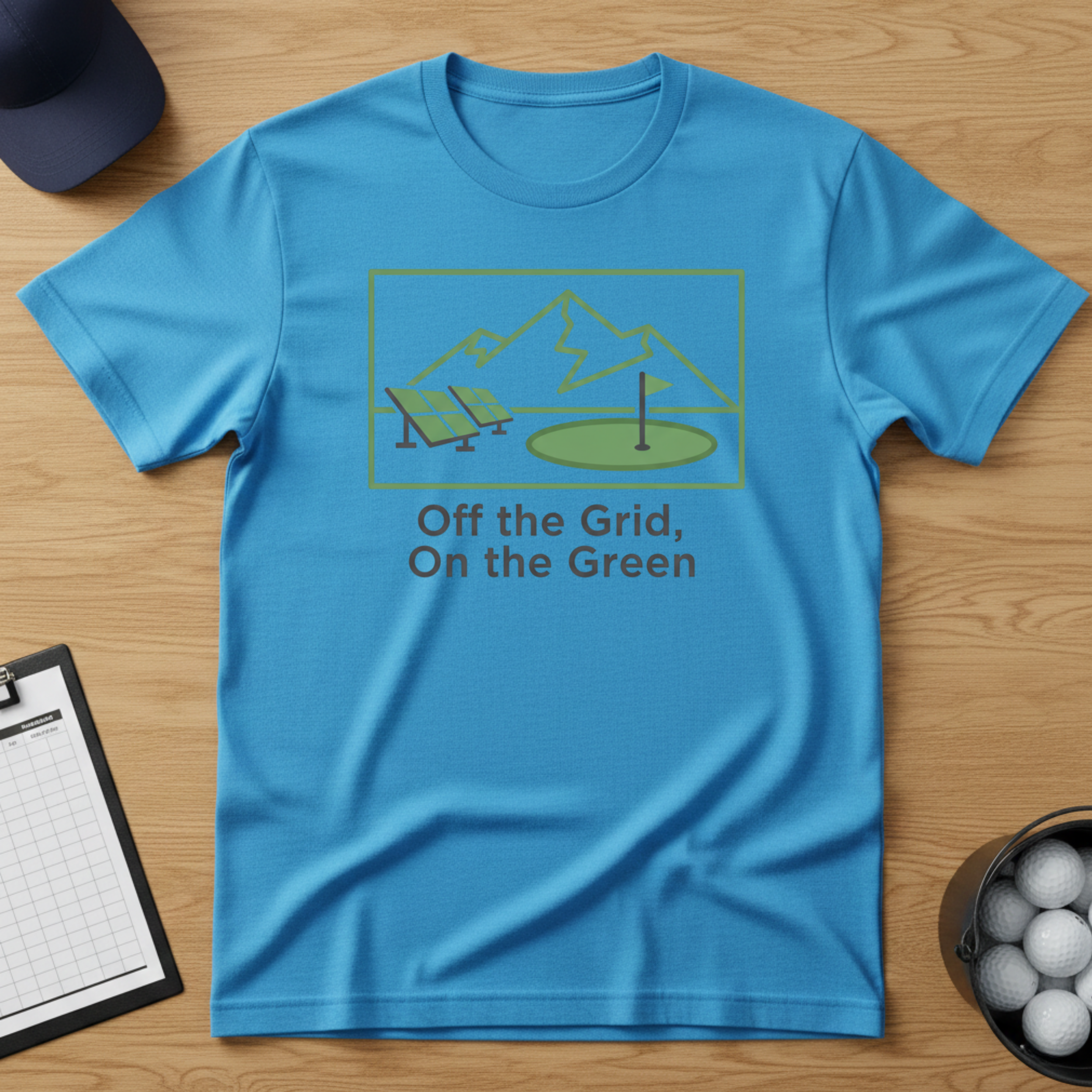 Off the Grid, On the Green T-shirt