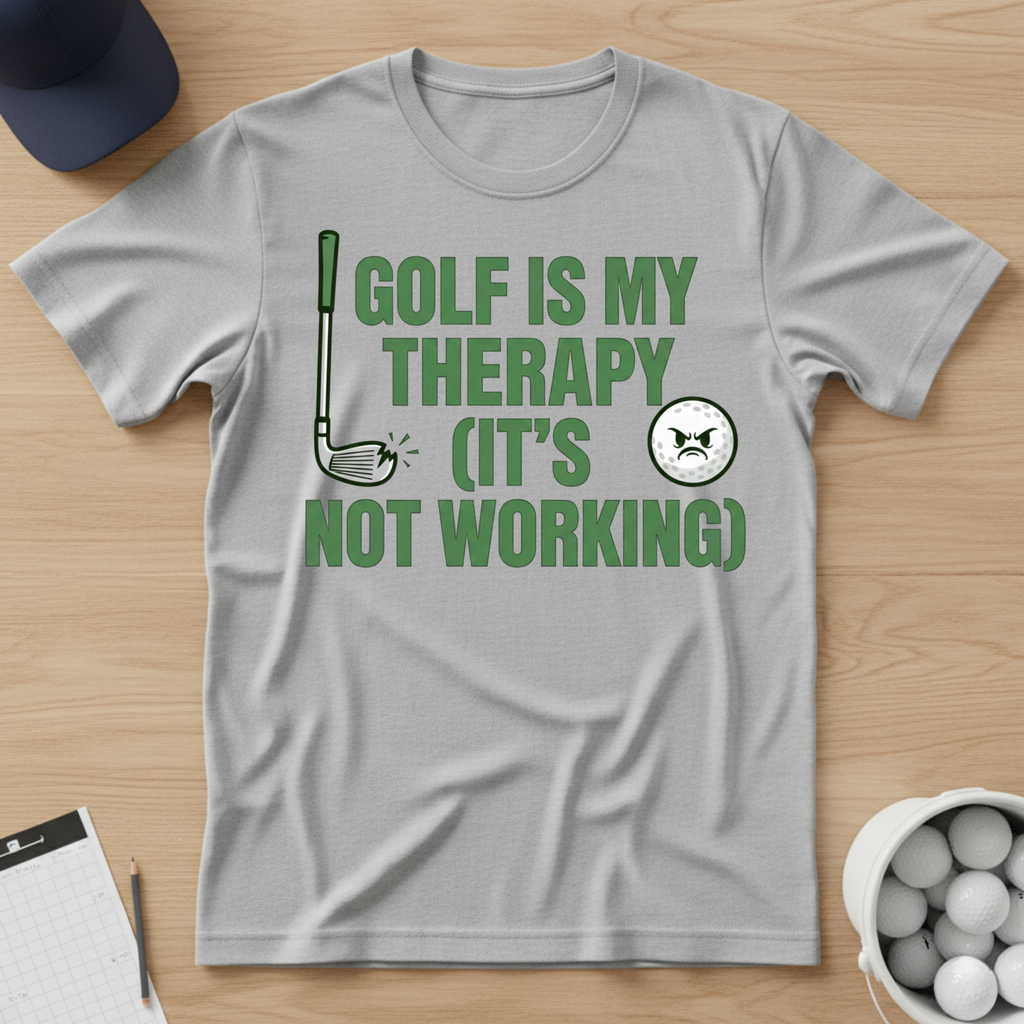 Golf is my therapy T-shirt
