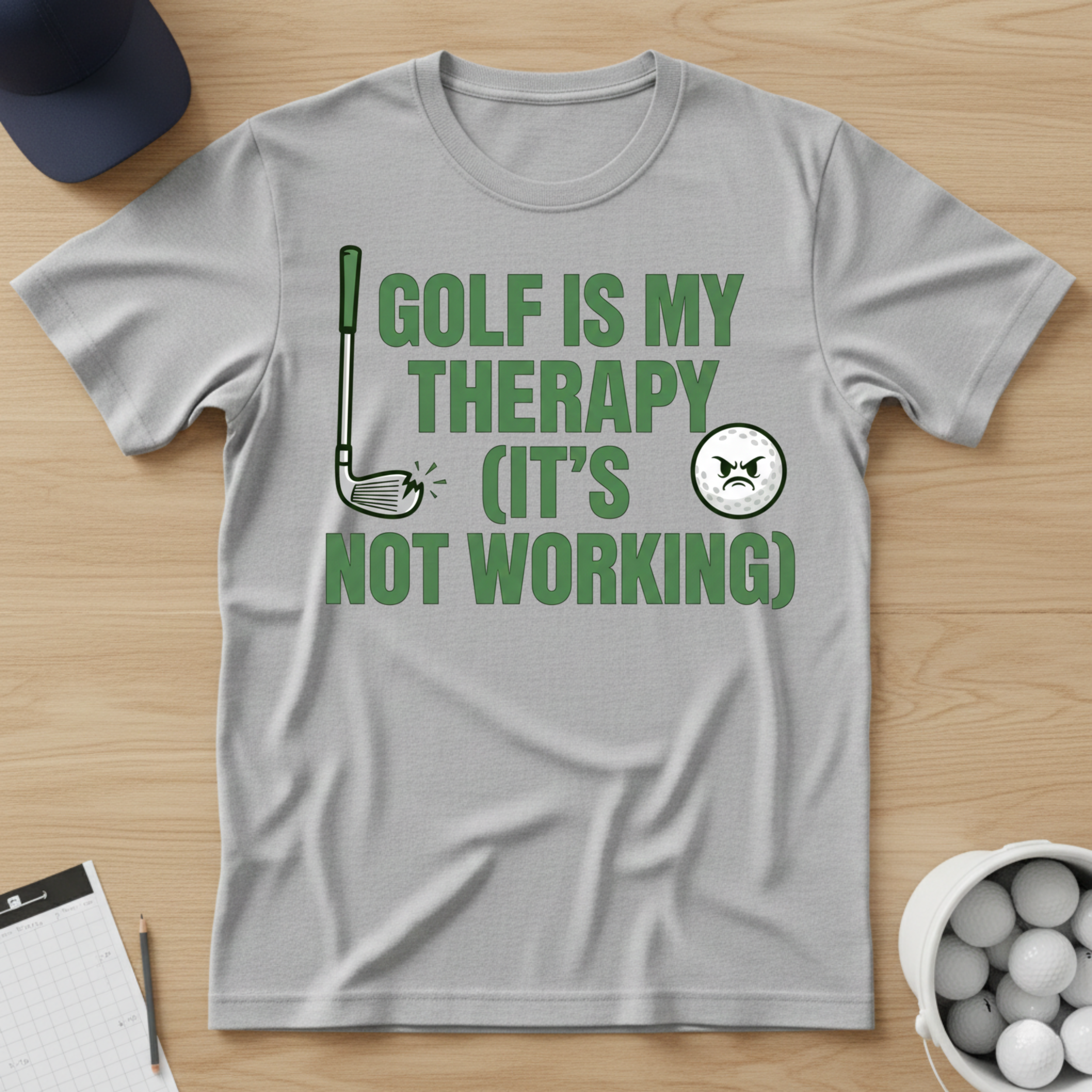 Golf is my therapy T-shirt