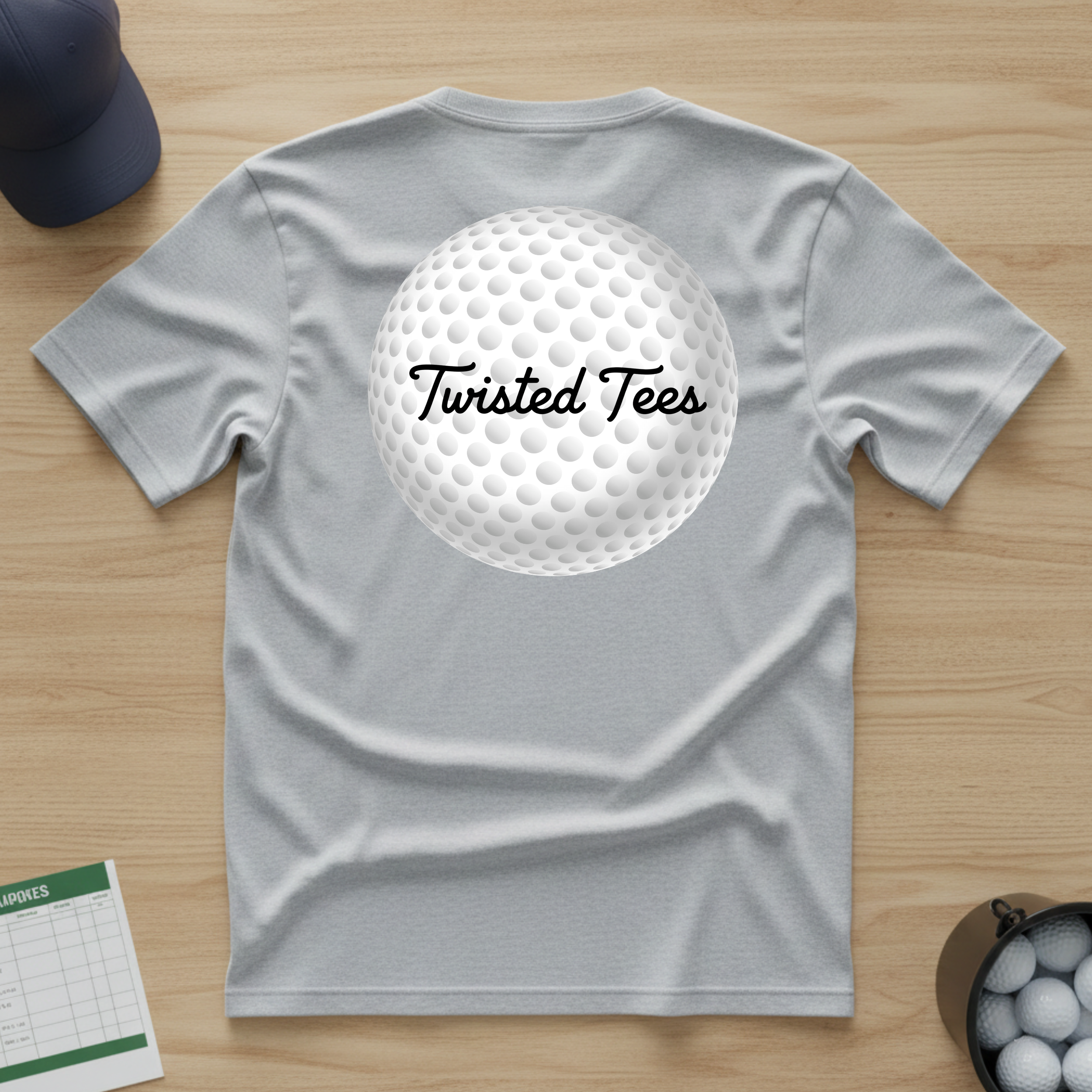 Twisted Tees Golf Ball T-shirt