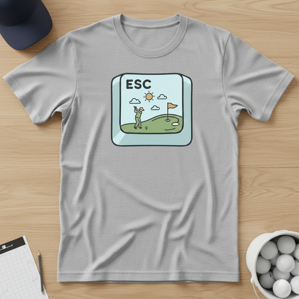 Escape Button T-shirt