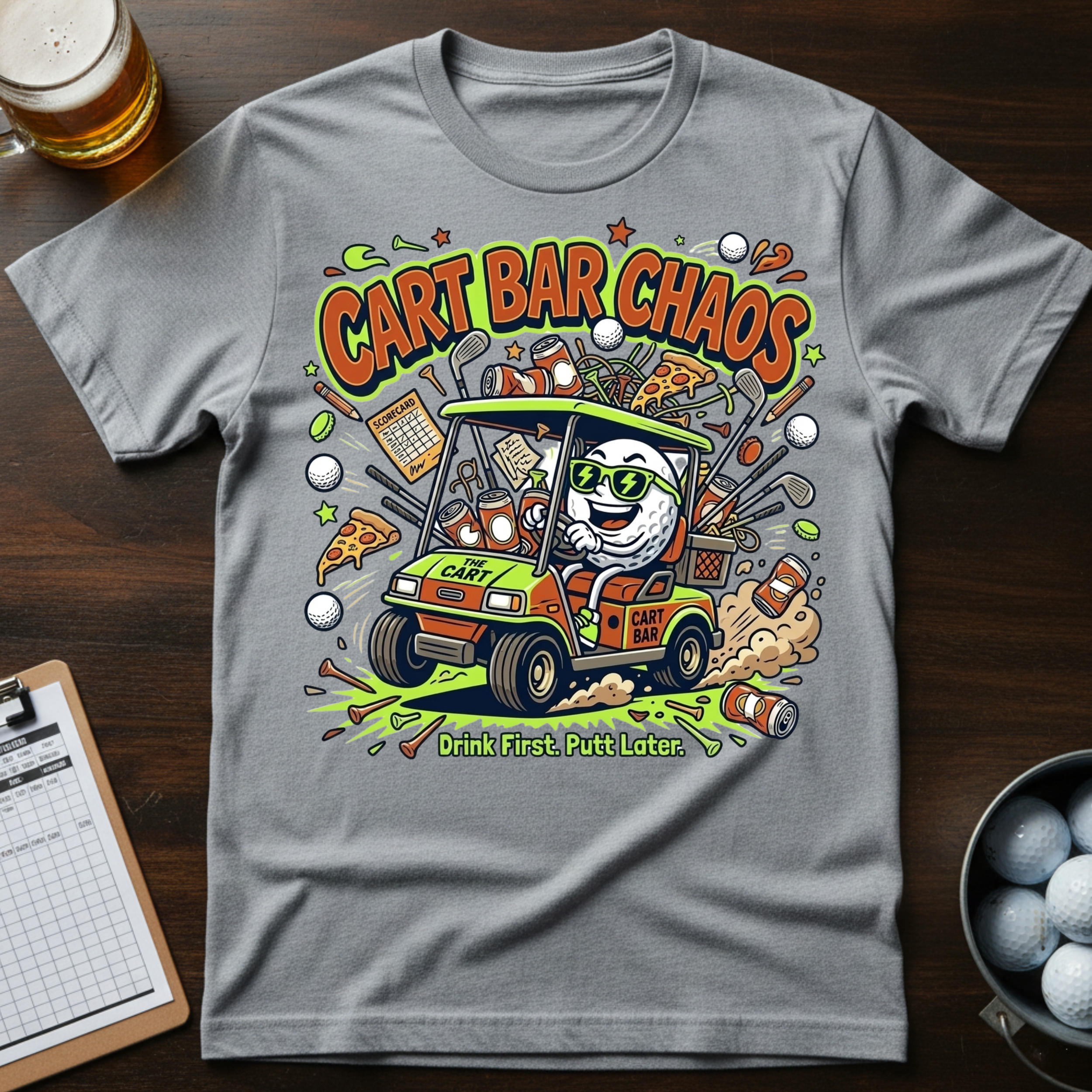 Car Bar Chaos T-Shirt
