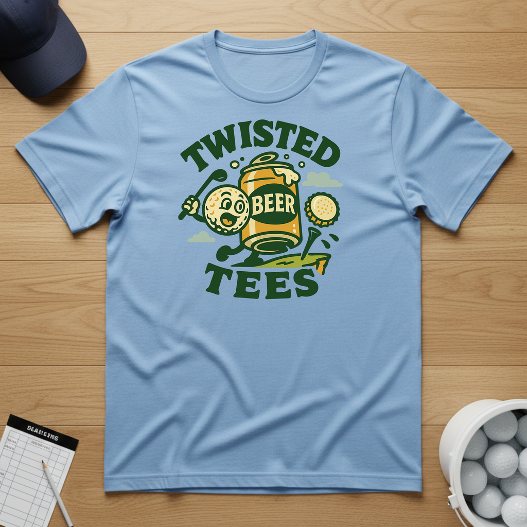 Twisted Tees Beer Logo T-shirt