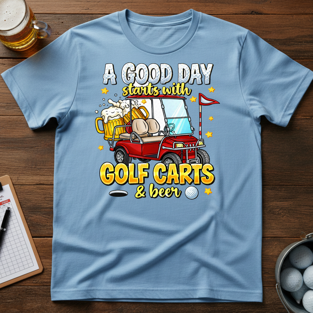 Golf Carts and Beer T-shirt