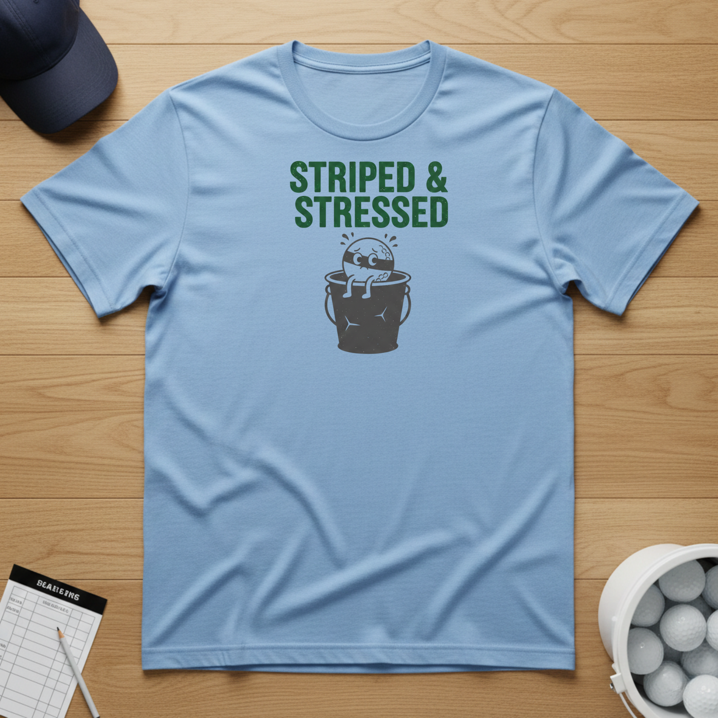 Striped And Stressed T-shirt
