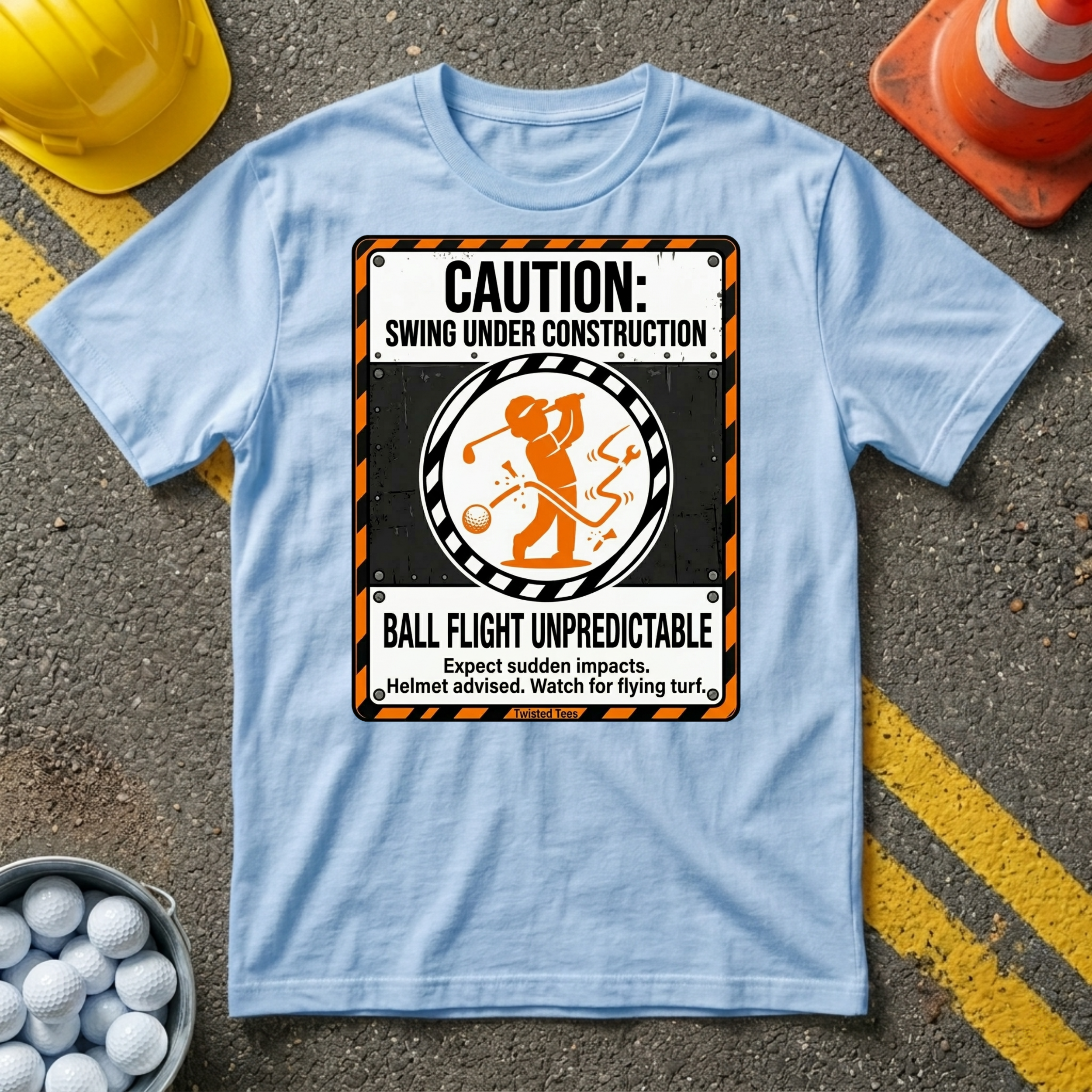 Caution Swing Under Construction T-Shirt