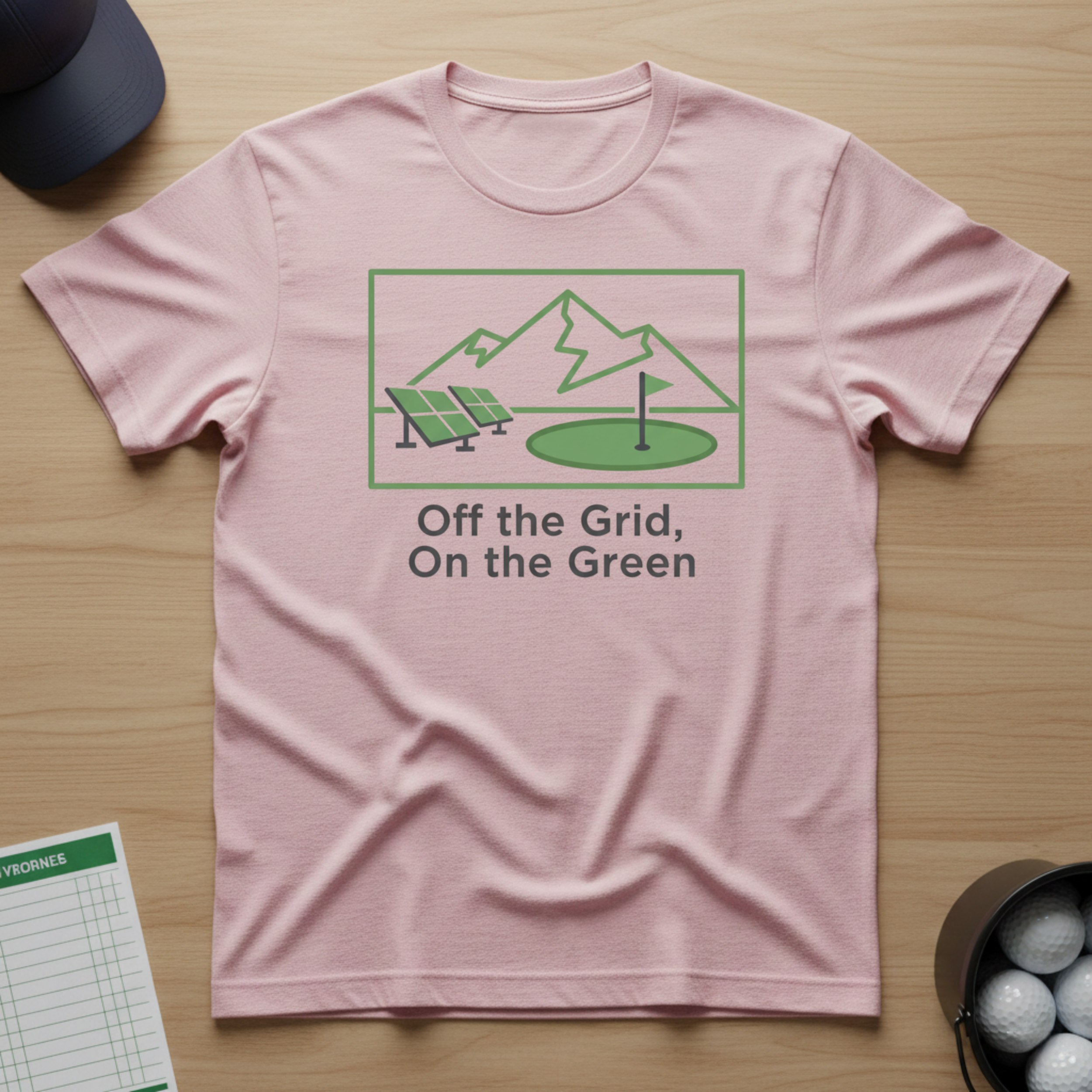 Off the Grid, On the Green T-shirt