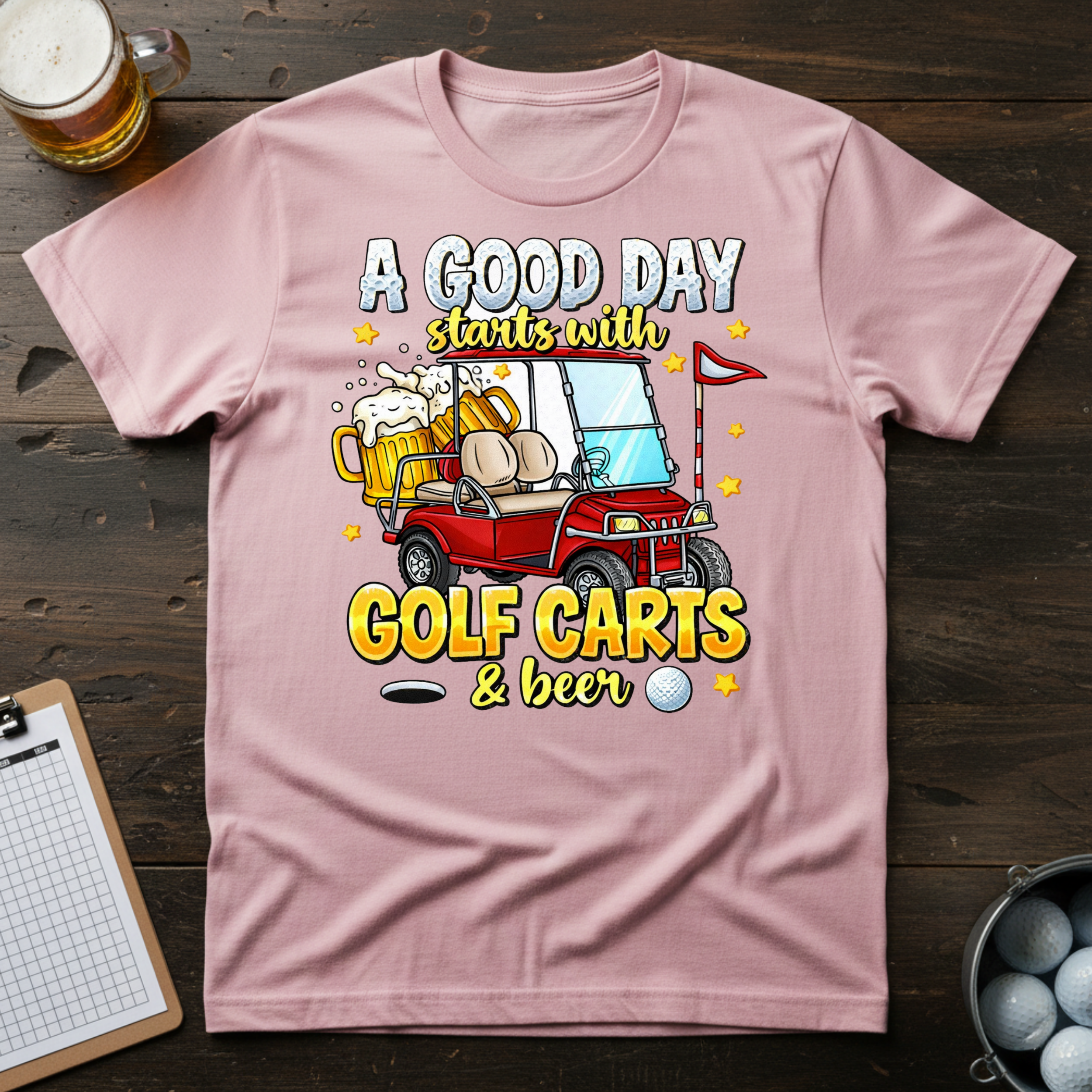 Golf Carts and Beer T-shirt