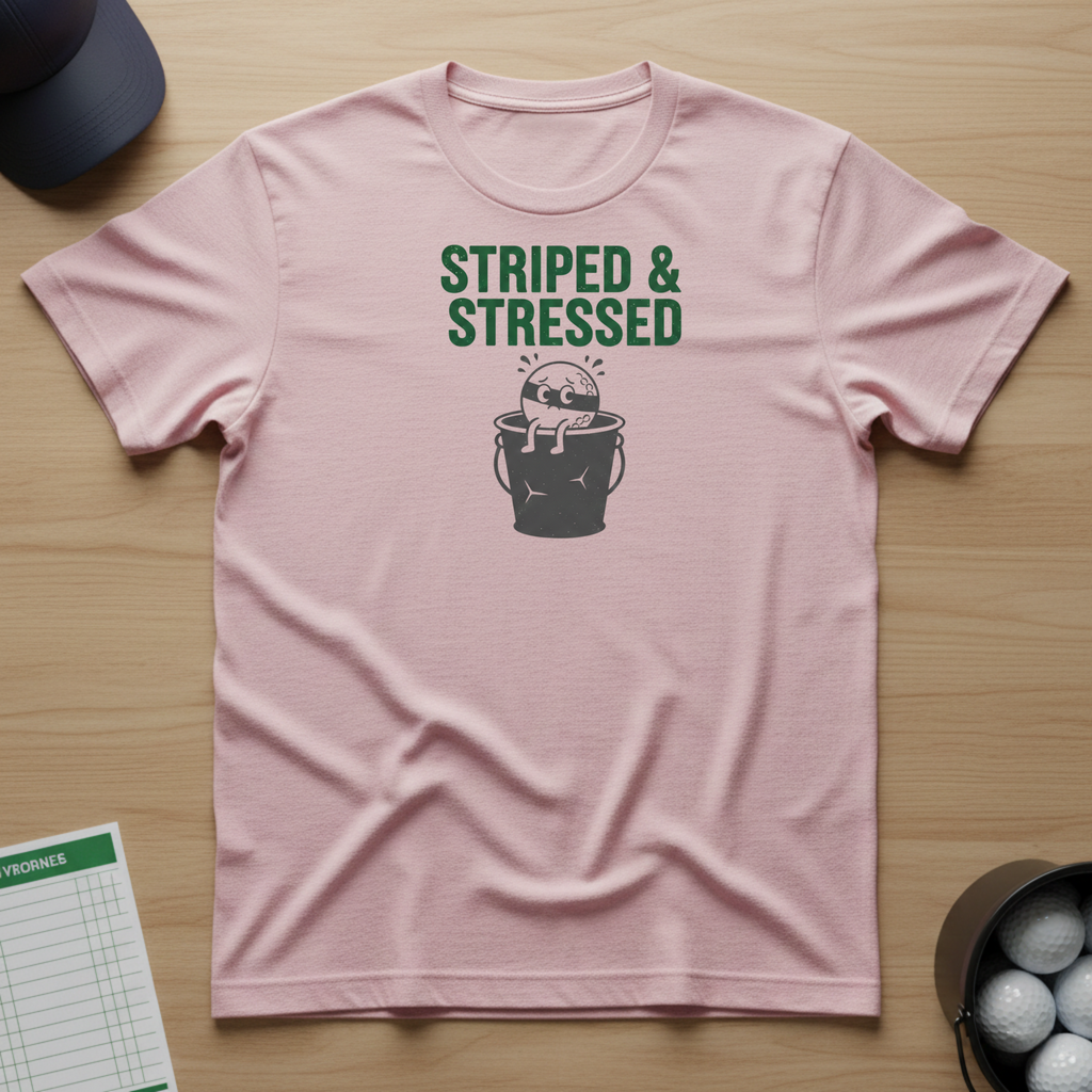 Striped And Stressed T-shirt