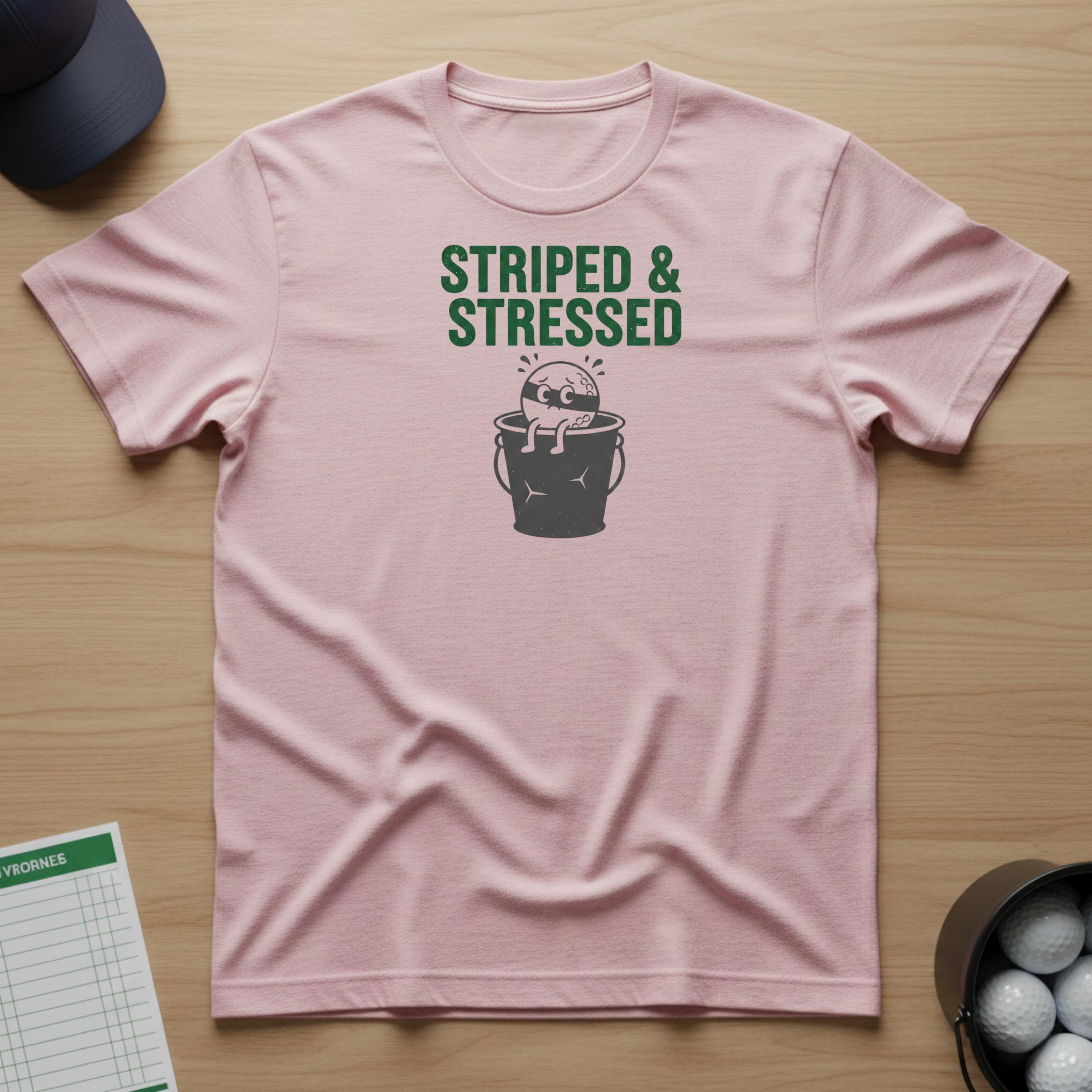 Striped And Stressed T-shirt