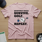 Survive. Golf. Repeat. T-shirt