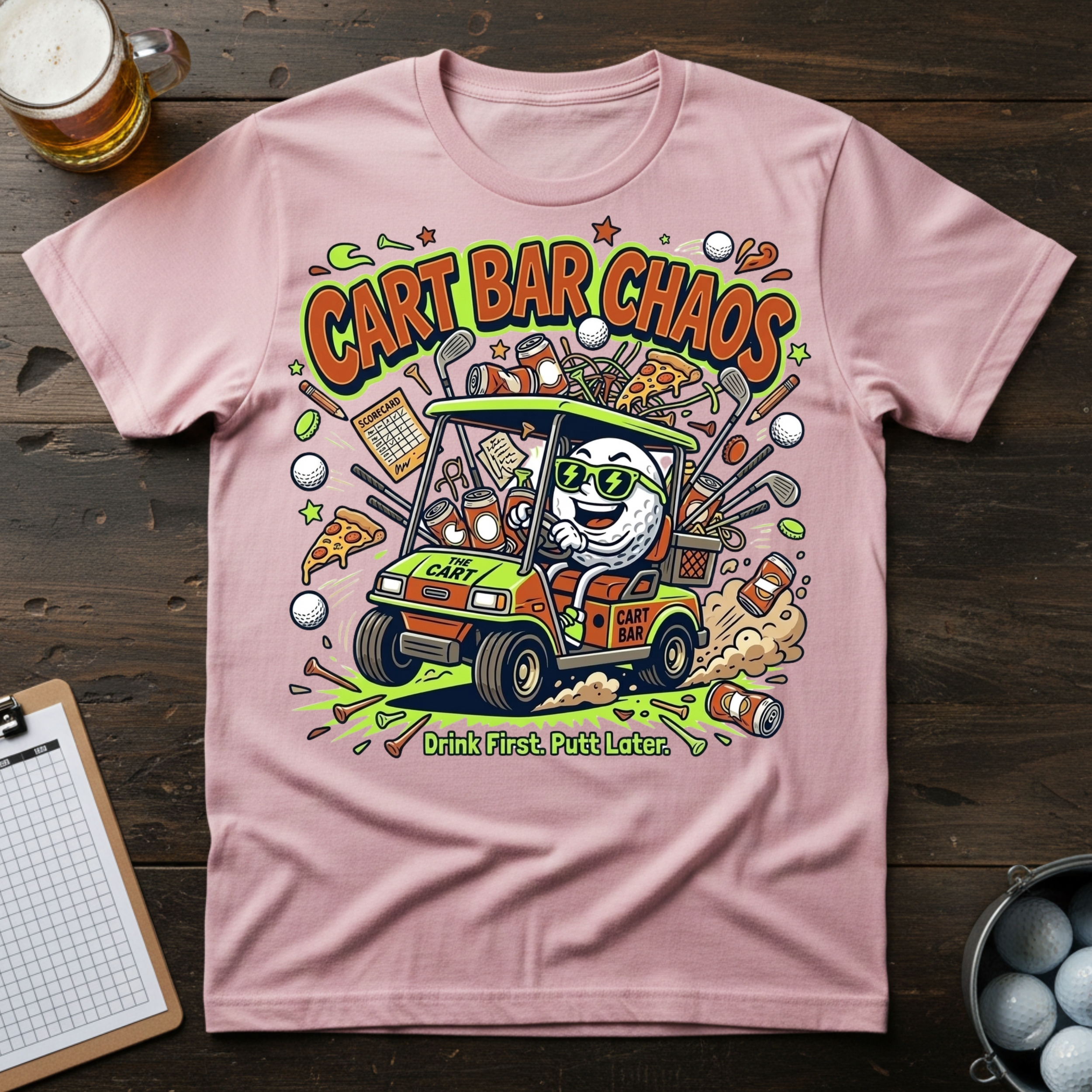 Car Bar Chaos T-Shirt
