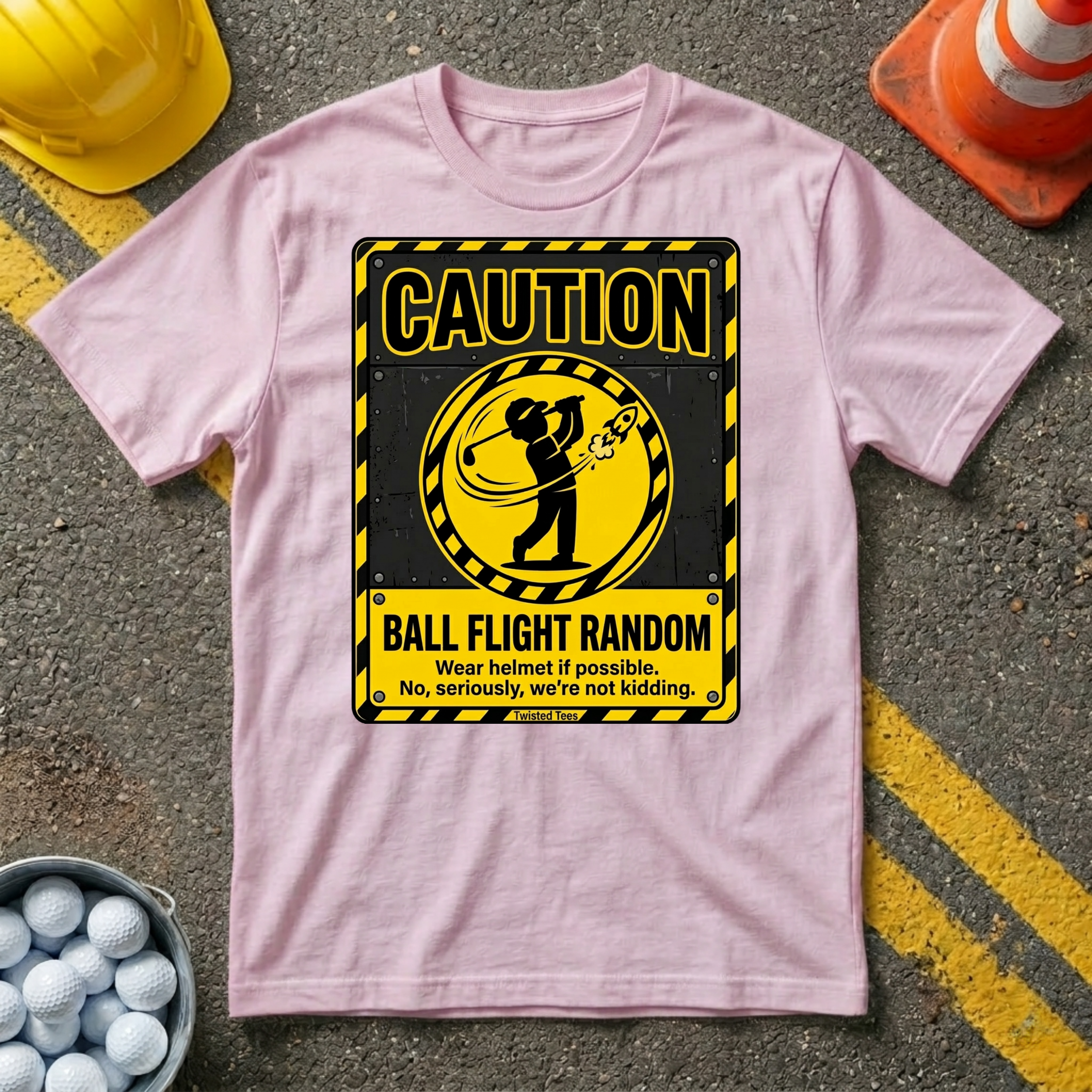 Caution Ball Flight Random T-shirt