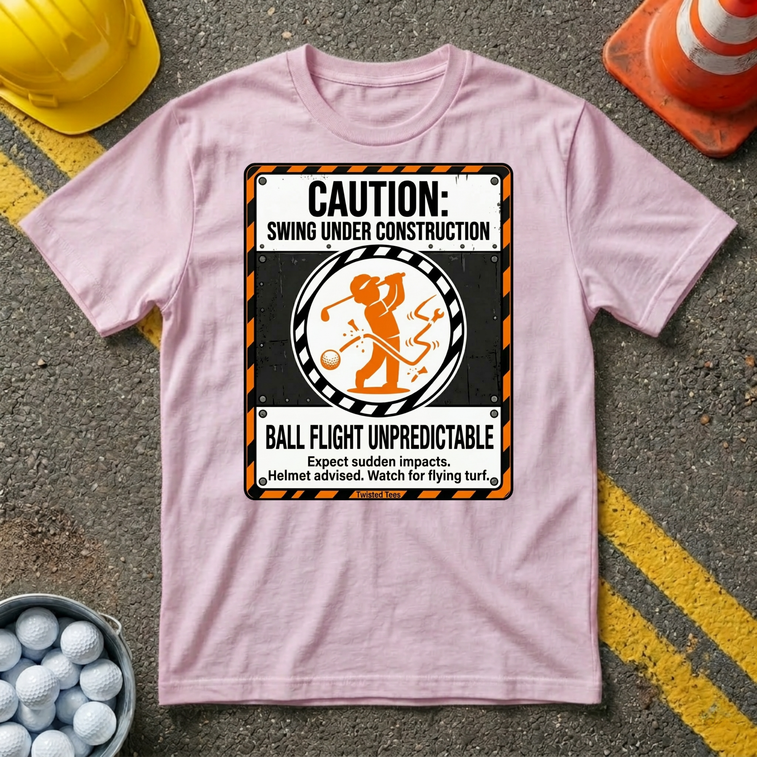Caution Swing Under Construction T-Shirt