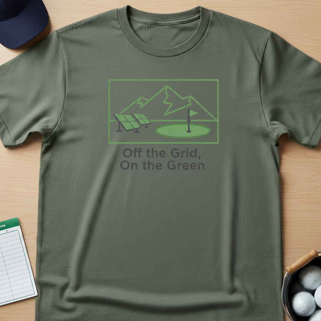 Off the Grid, On the Green T-shirt