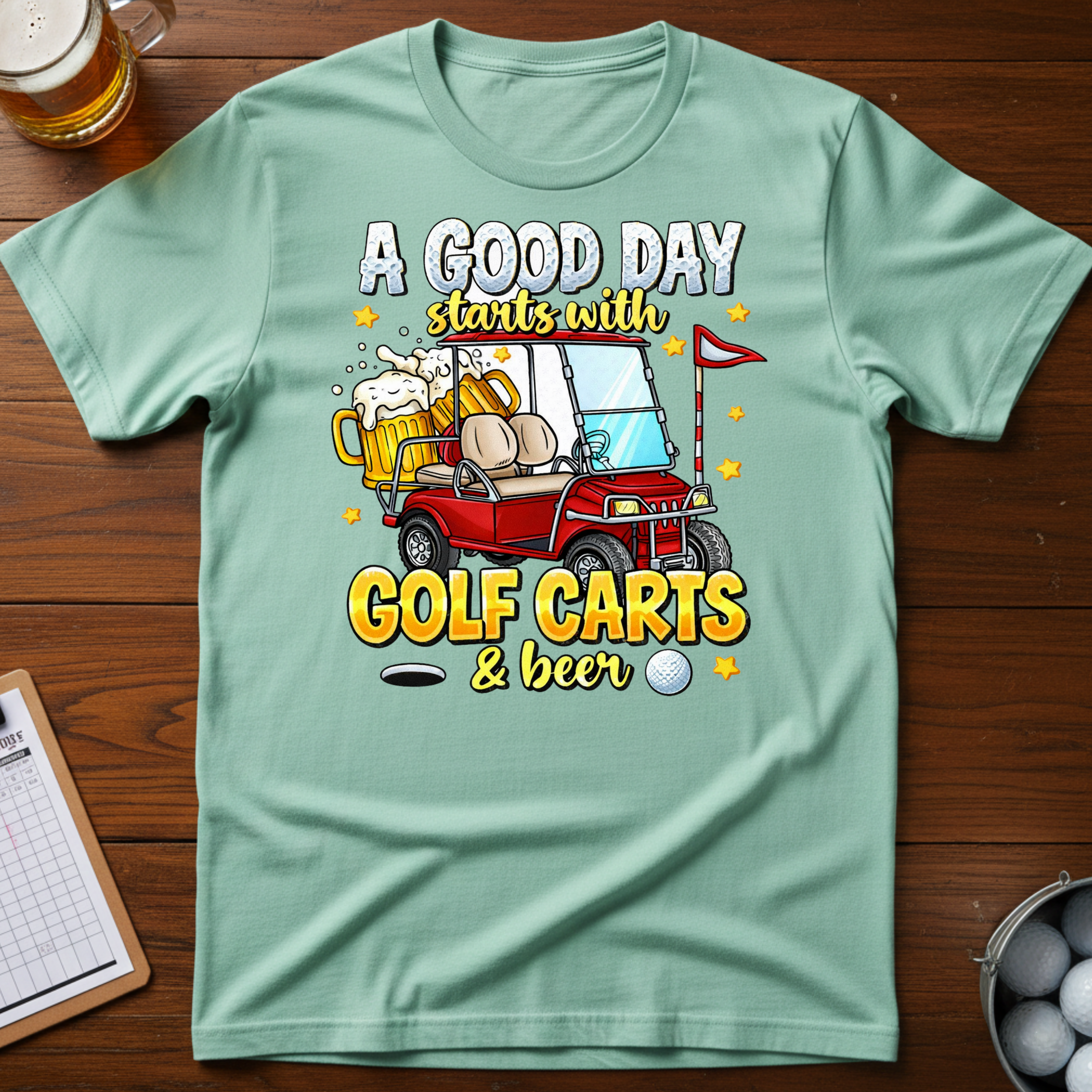 Golf Carts and Beer T-shirt