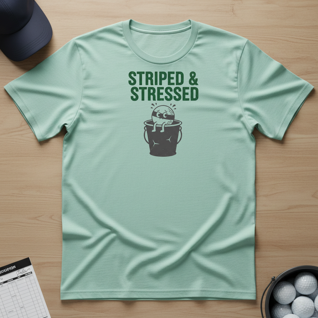 Striped And Stressed T-shirt