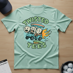 Twisted Tees Golf Cart Logo T-shirt