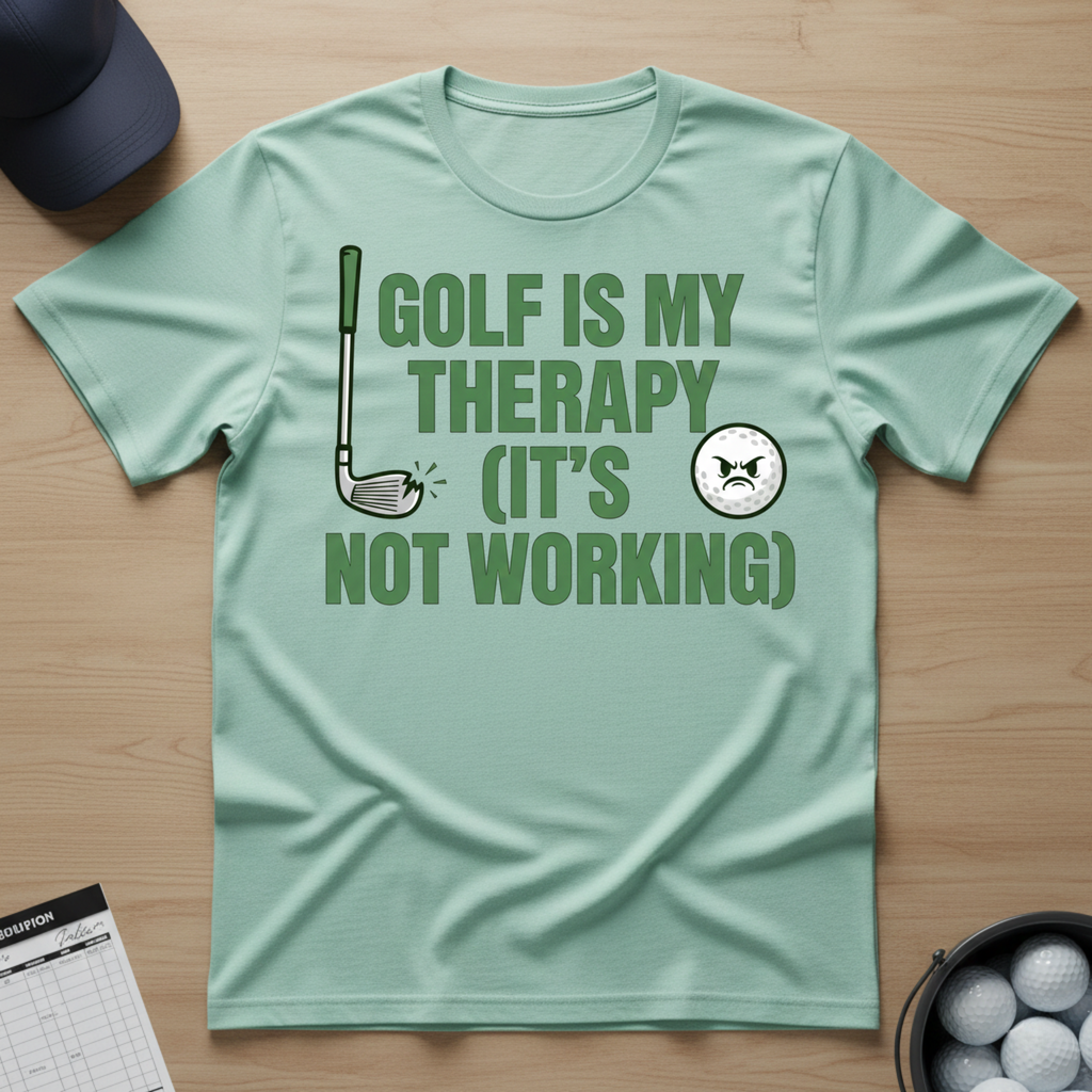 Golf is my therapy T-shirt