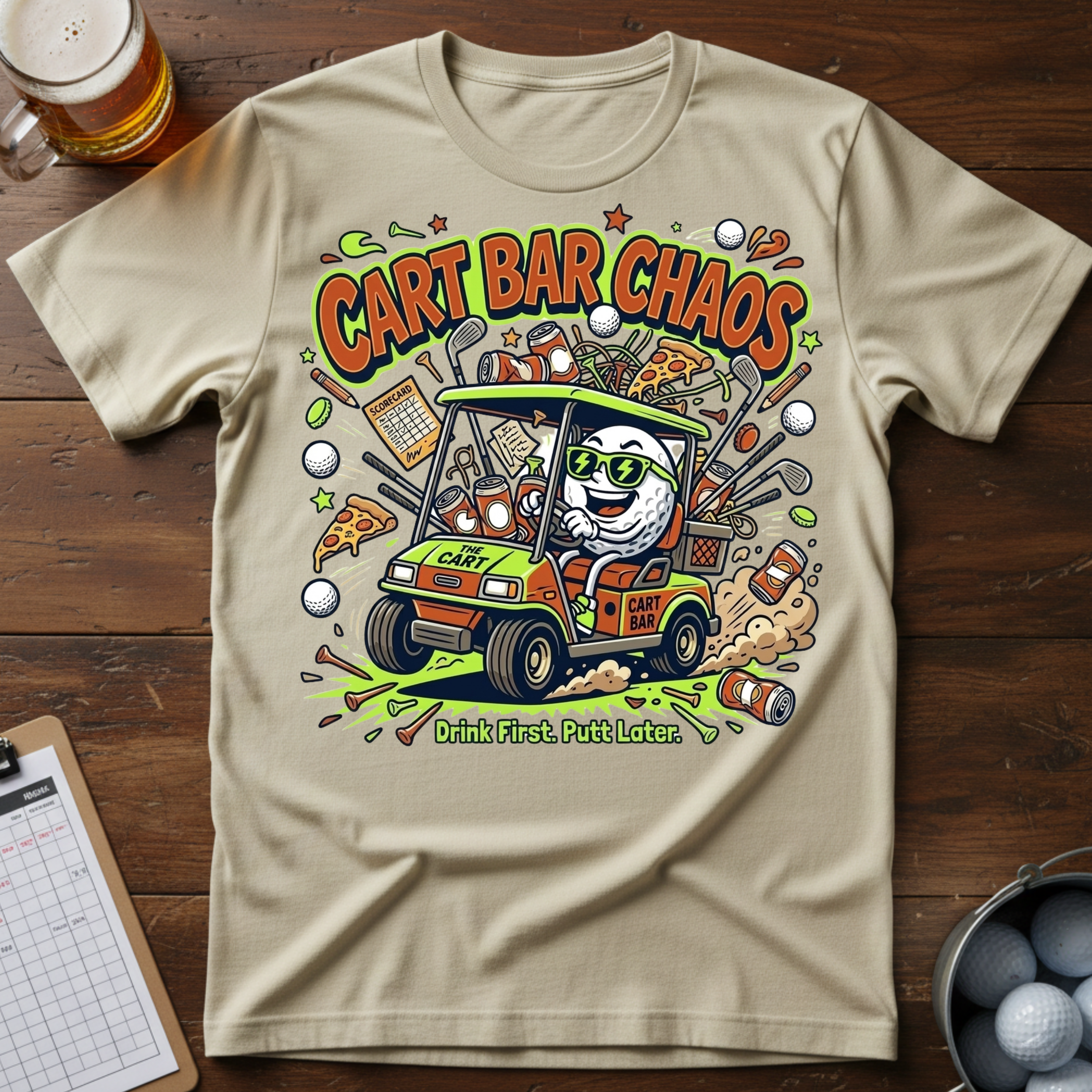 Car Bar Chaos T-Shirt