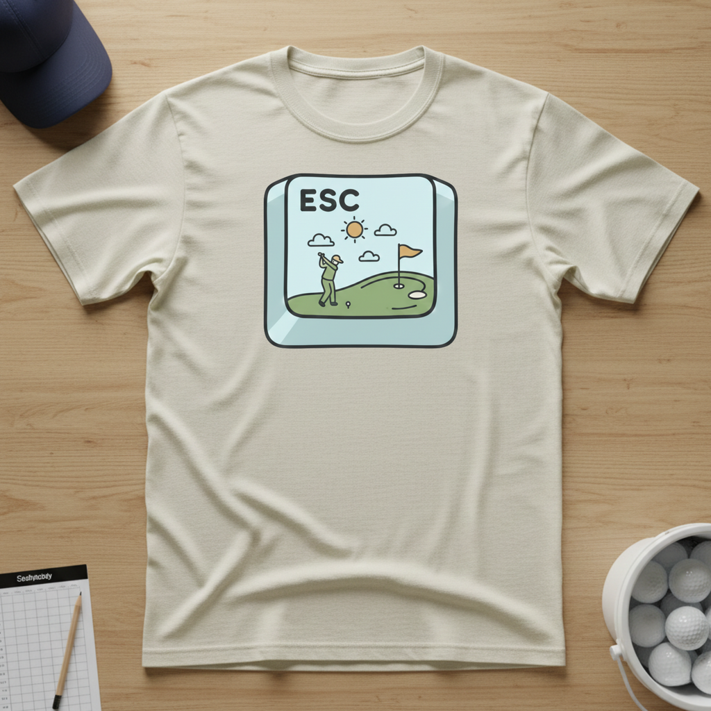 Escape Button T-shirt