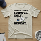 Survive. Golf. Repeat. T-shirt