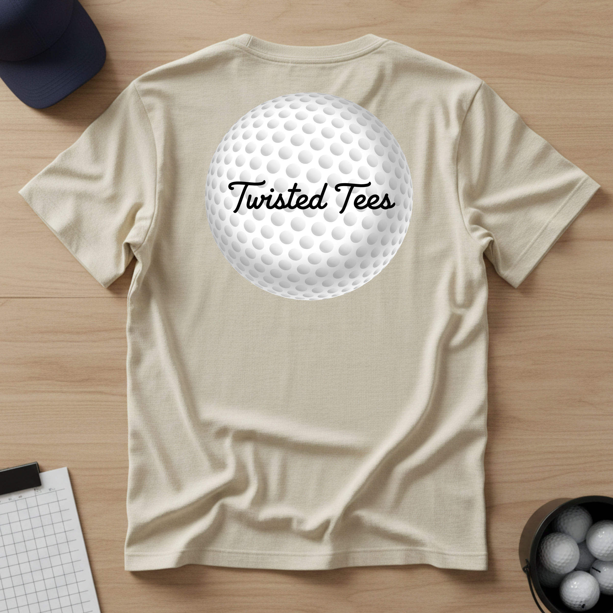 Twisted Tees Golf Ball T-shirt