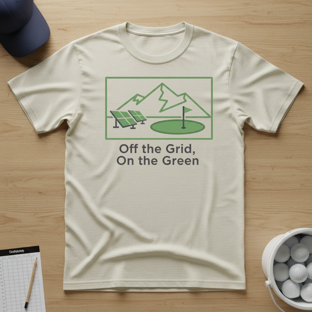 Off the Grid, On the Green T-shirt