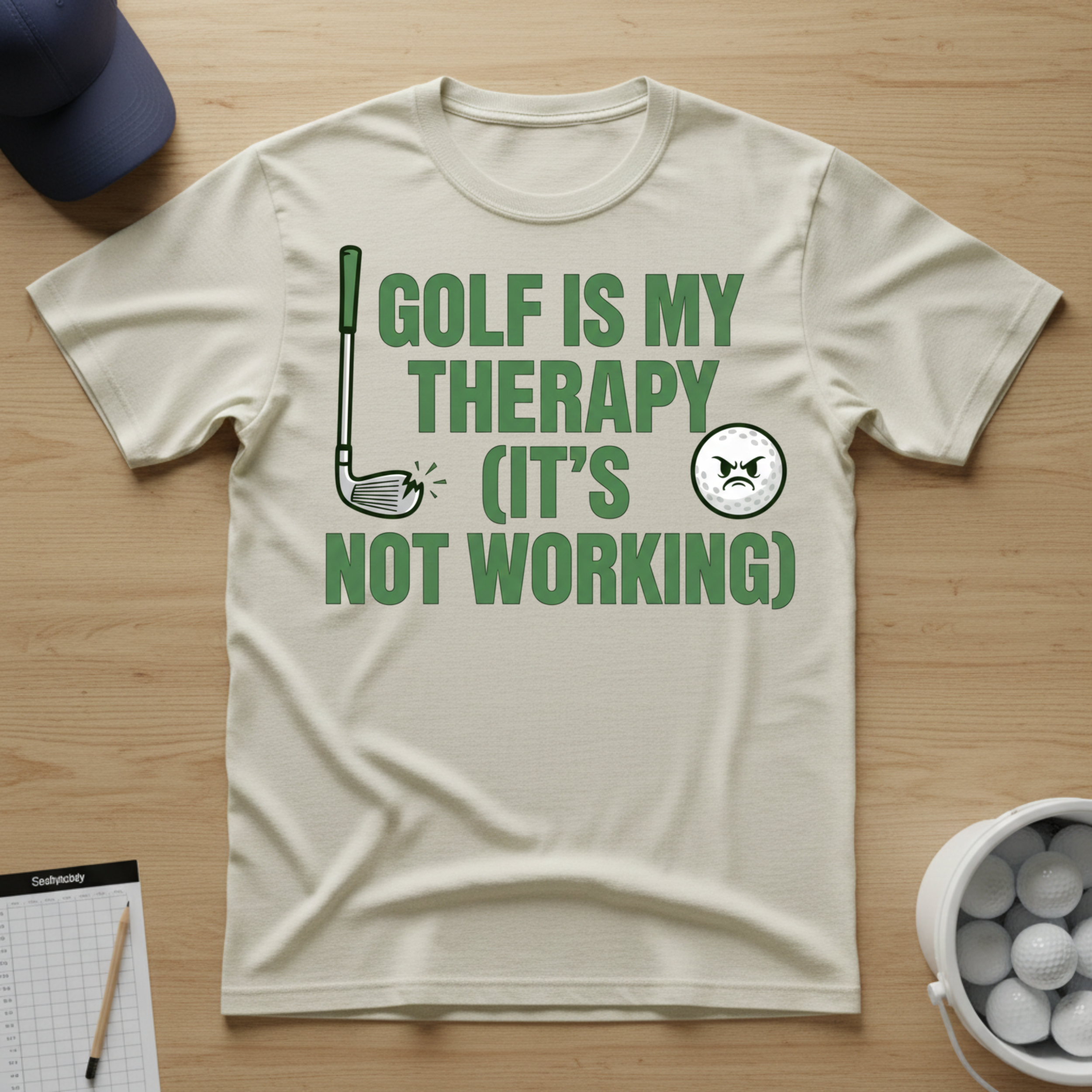 Golf is my therapy T-shirt