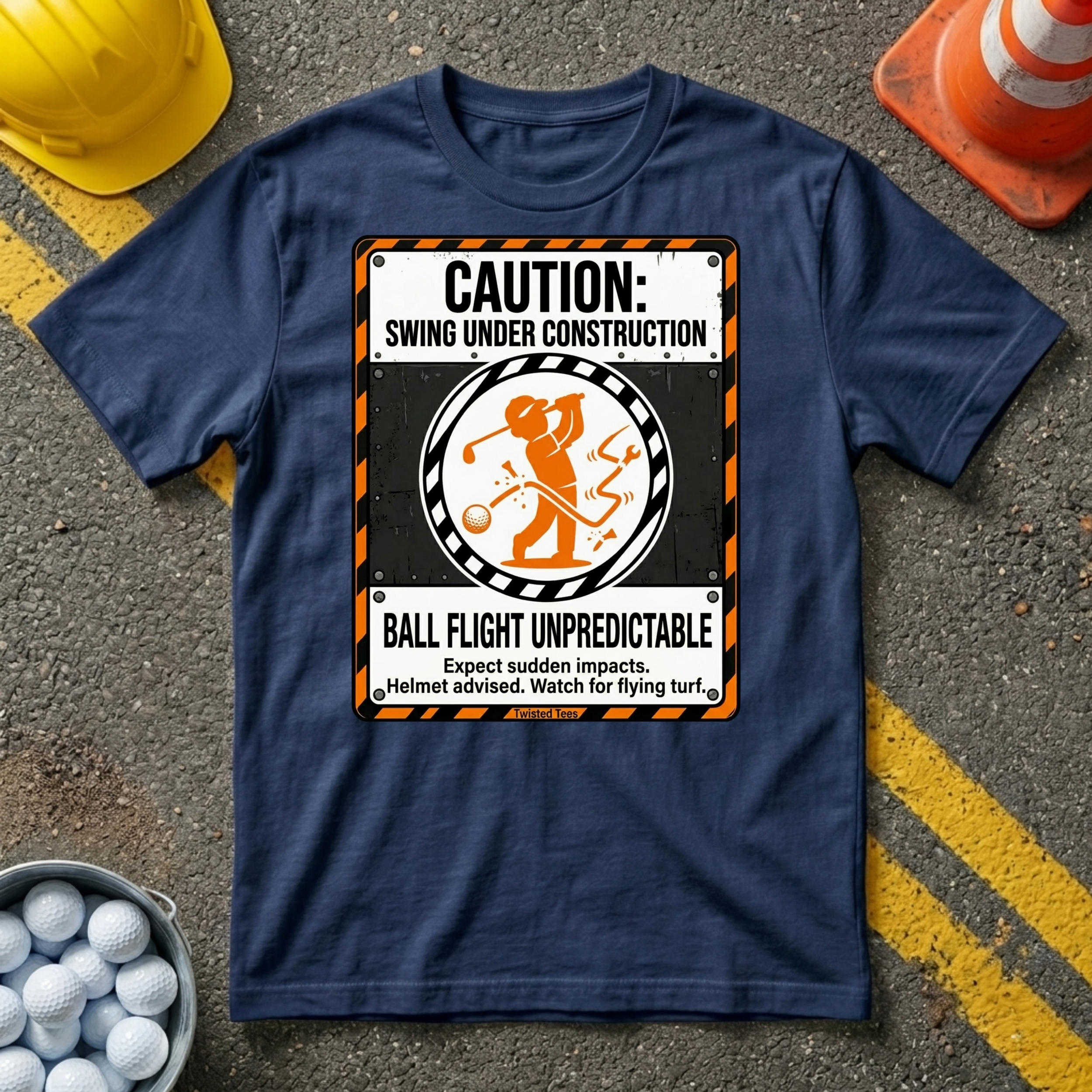 Caution Swing Under Construction T-Shirt
