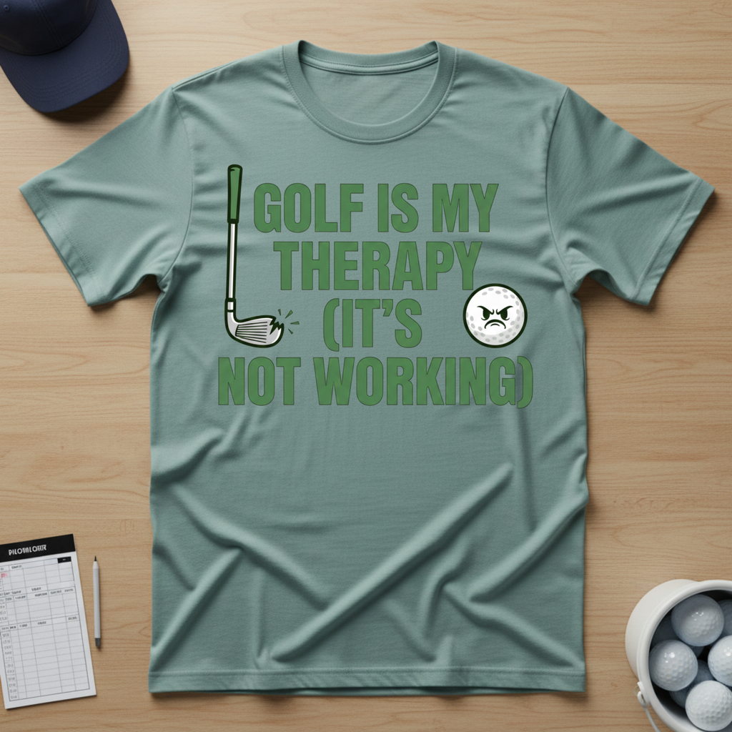 Golf is my therapy T-shirt