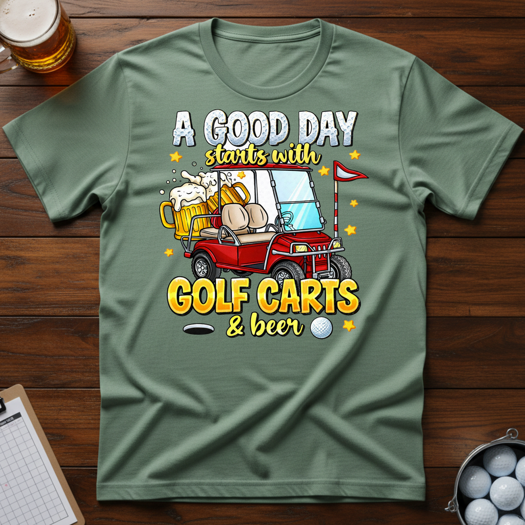 Golf Carts and Beer T-shirt