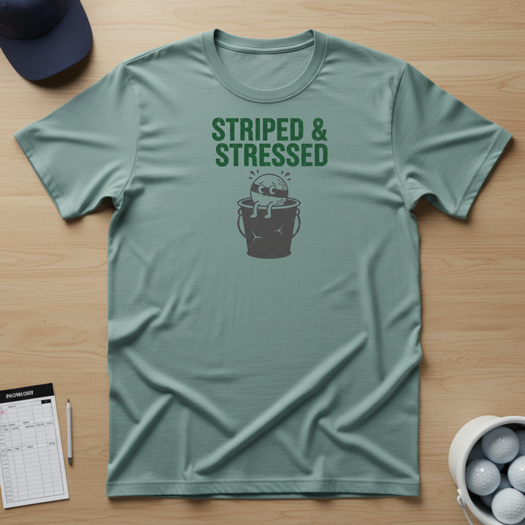 Striped And Stressed T-shirt