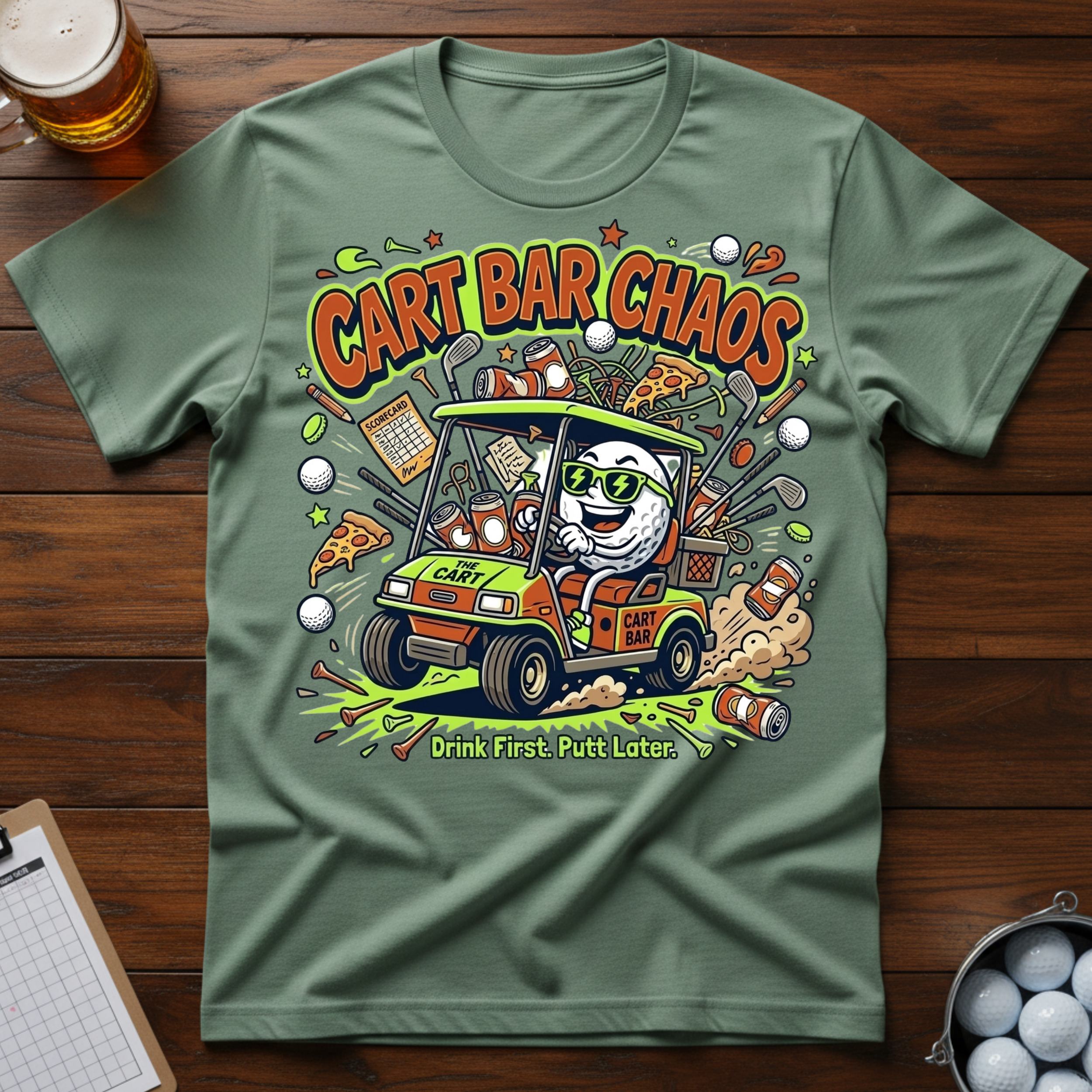 Car Bar Chaos T-Shirt