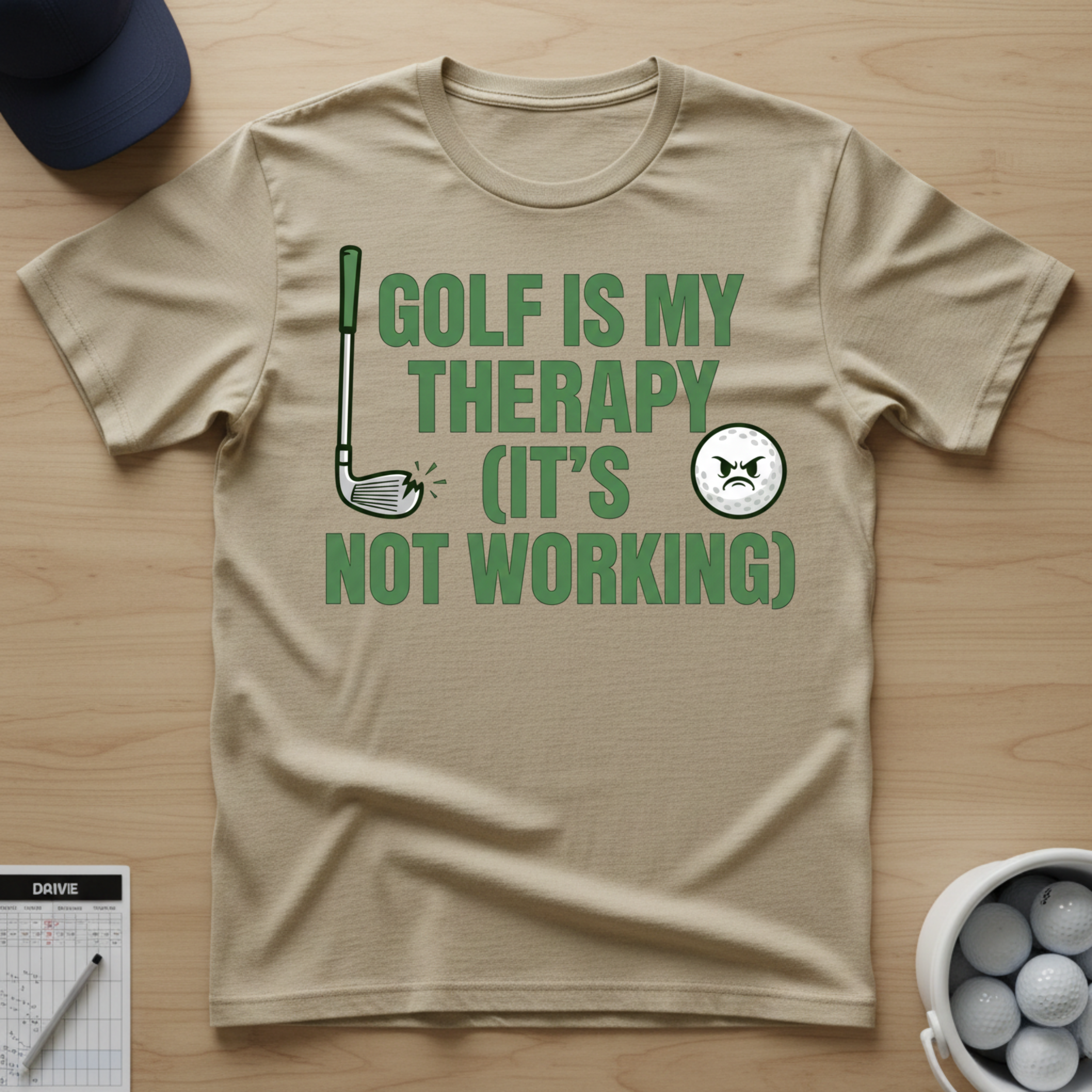 Golf is my therapy T-shirt