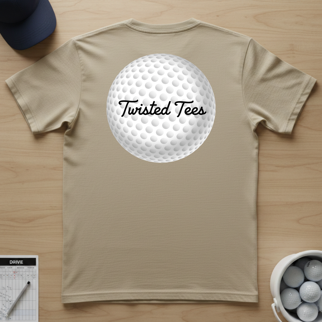 Twisted Tees Golf Ball T-shirt