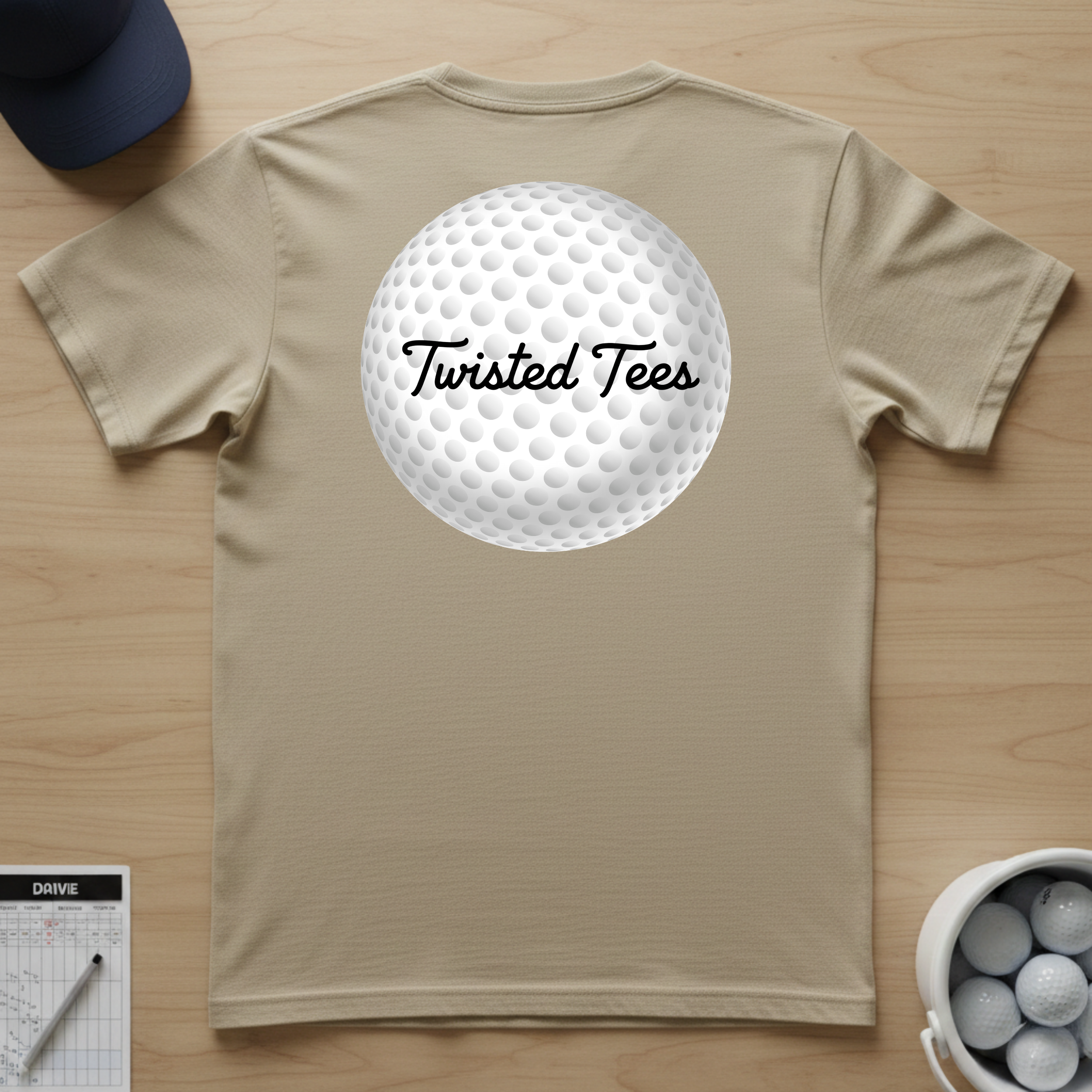 Twisted Tees Golf Ball T-shirt