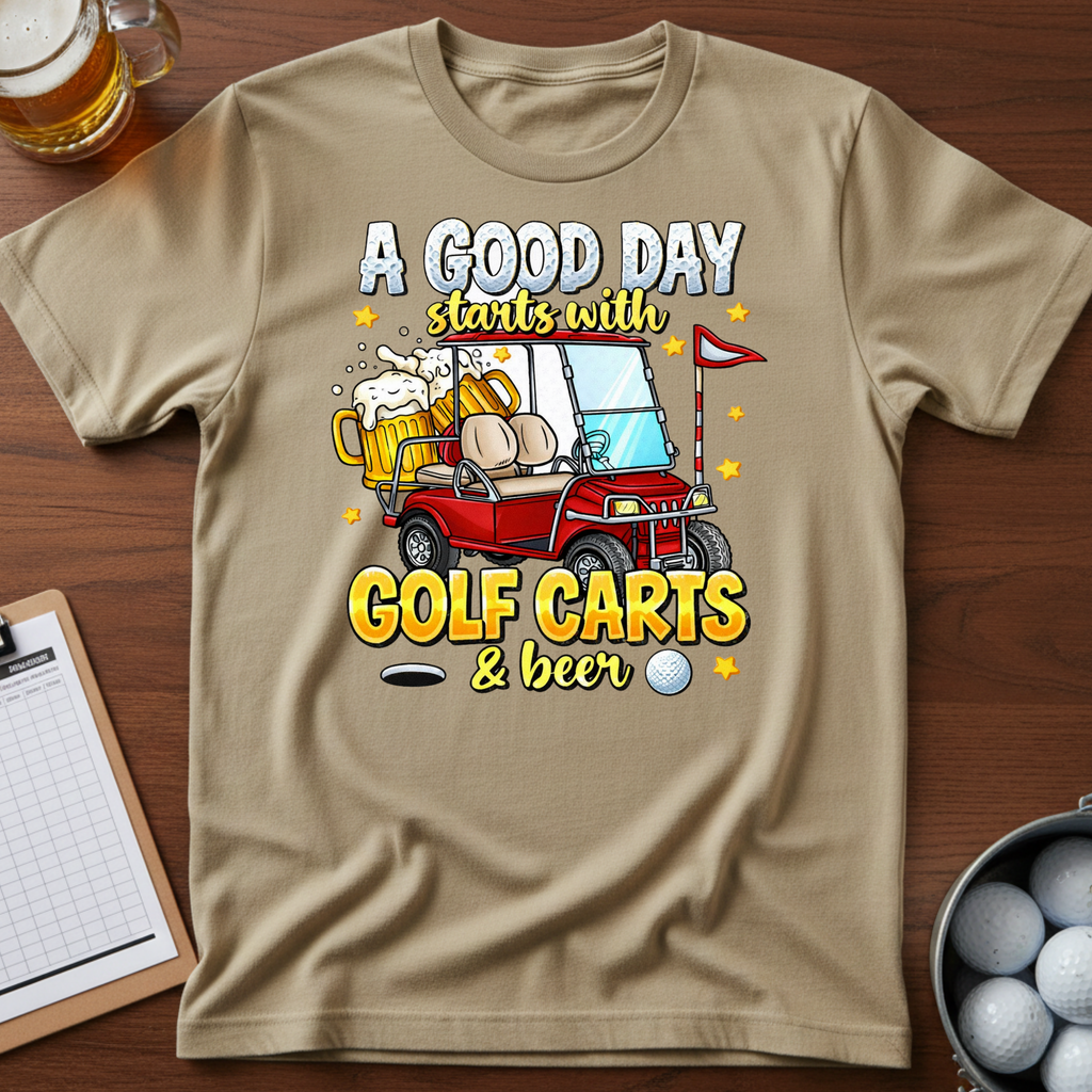Golf Carts and Beer T-shirt
