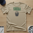 Striped And Stressed T-shirt