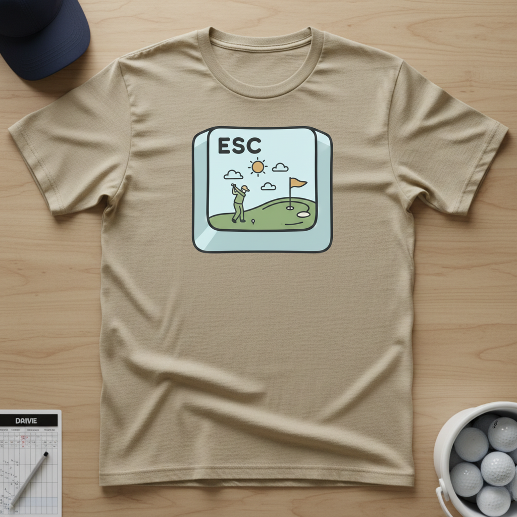 Escape Button T-shirt