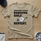 Survive. Golf. Repeat. T-shirt