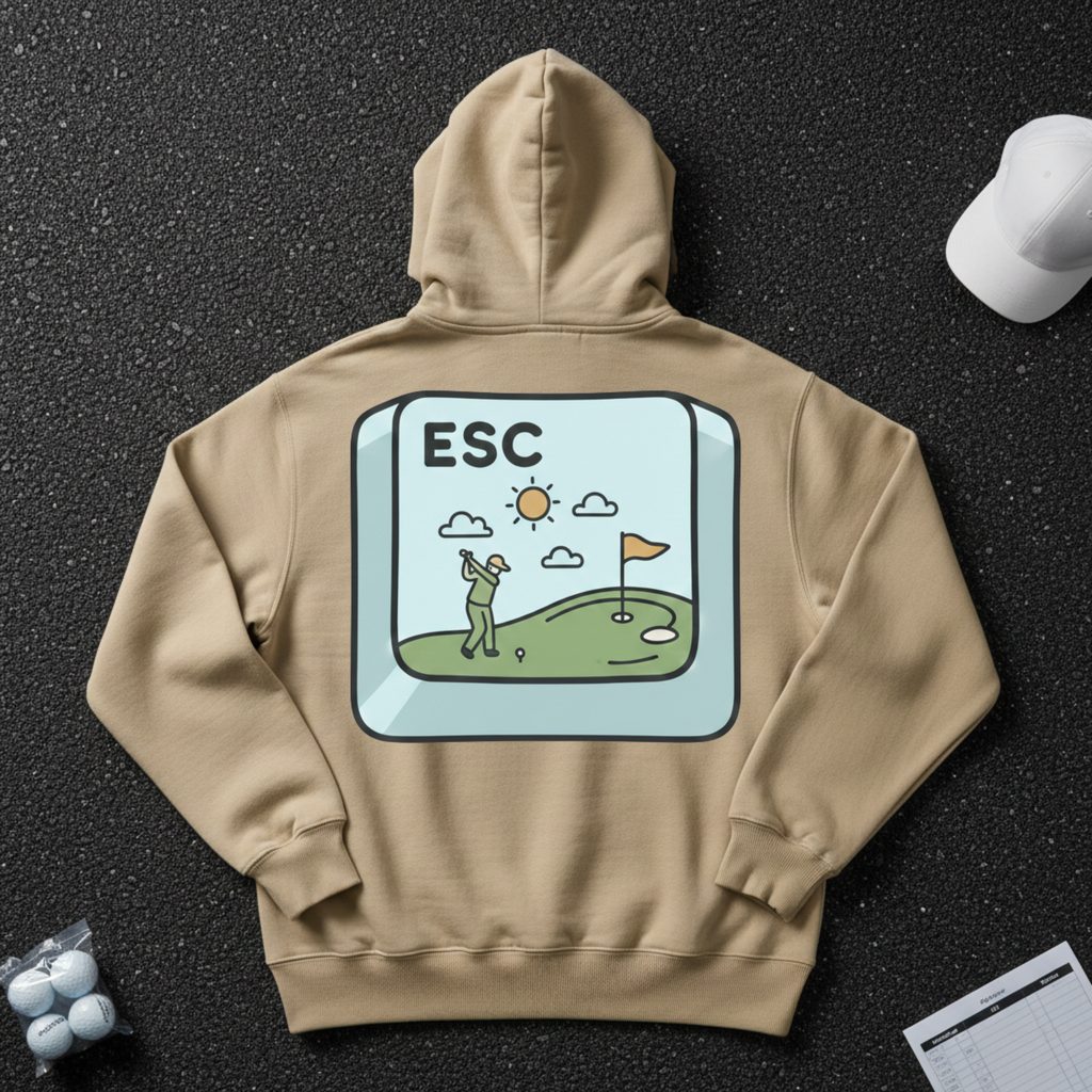 Escape Button Hoodie